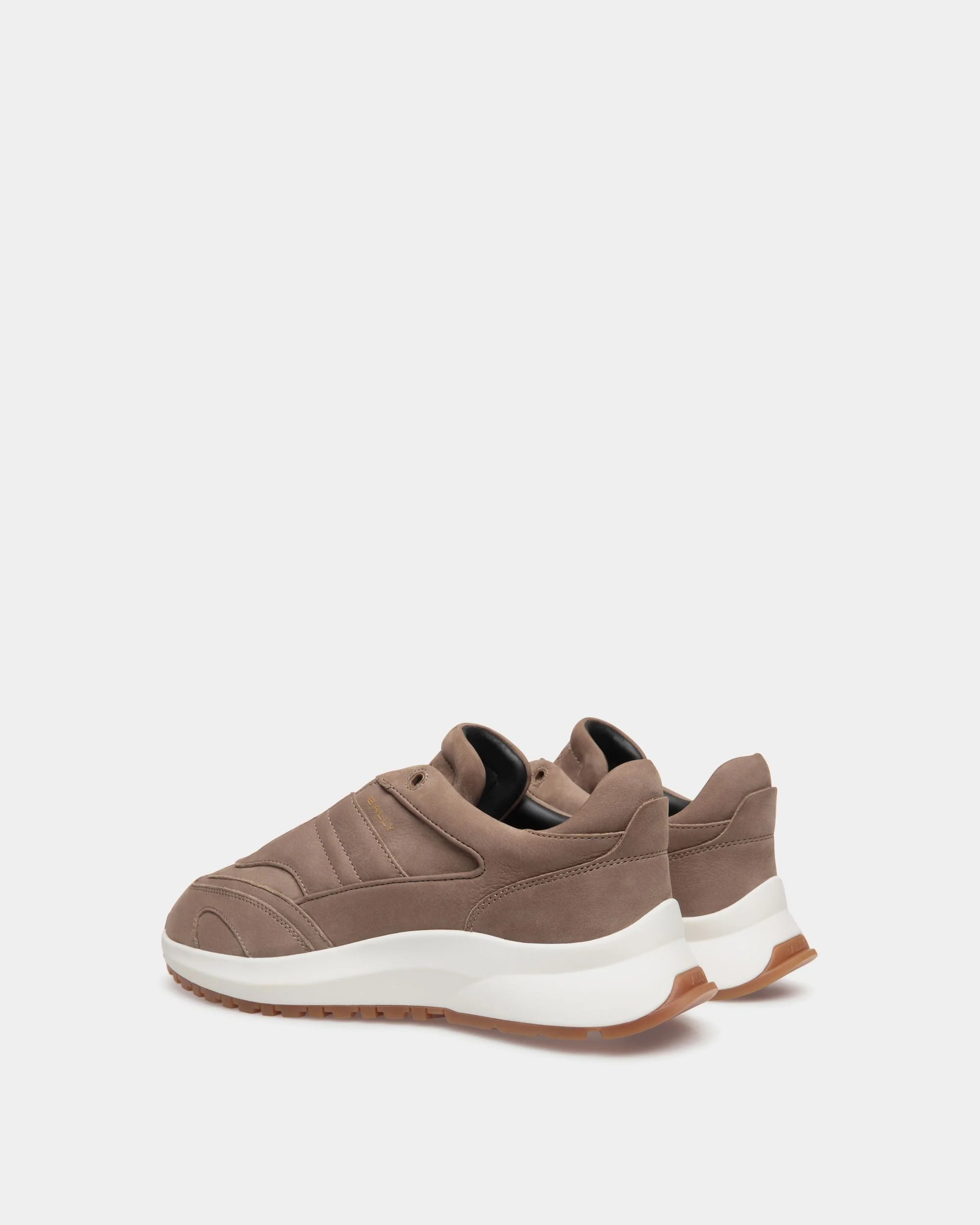 Outline Sneaker In Brown Leather - Image 3