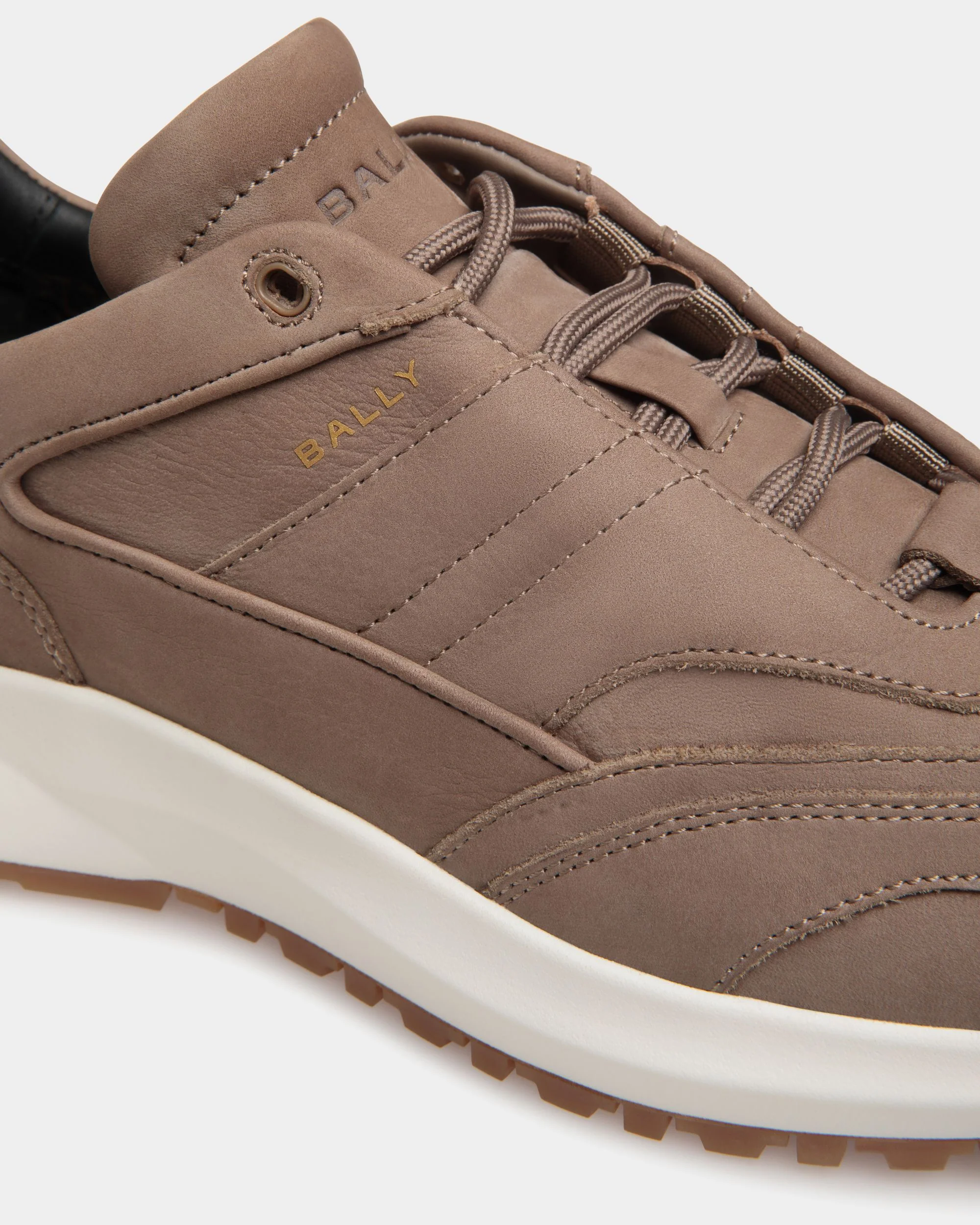 Outline Sneaker In Brown Leather - Image 5