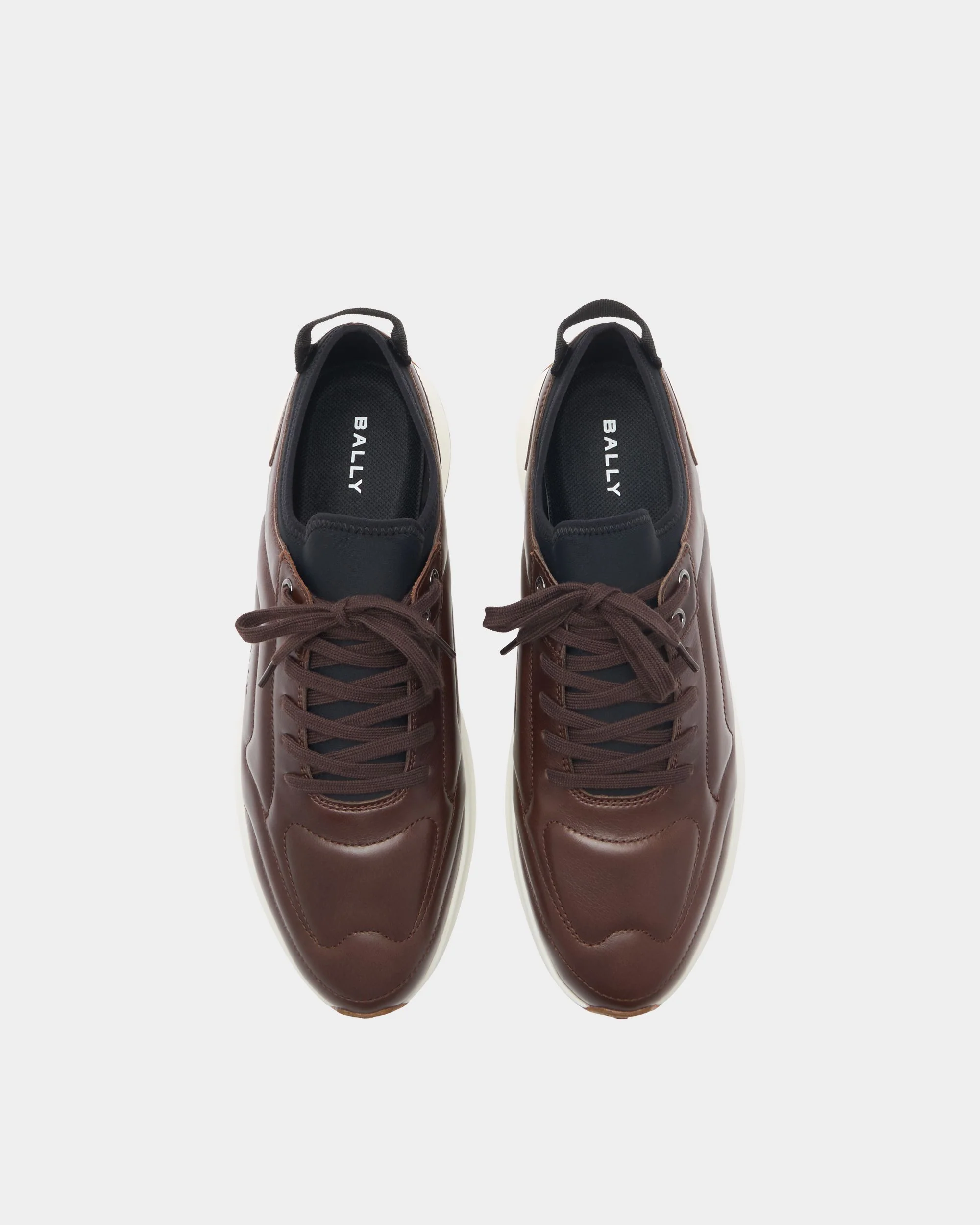 Outline Sneaker in Brown Leather - Image 5