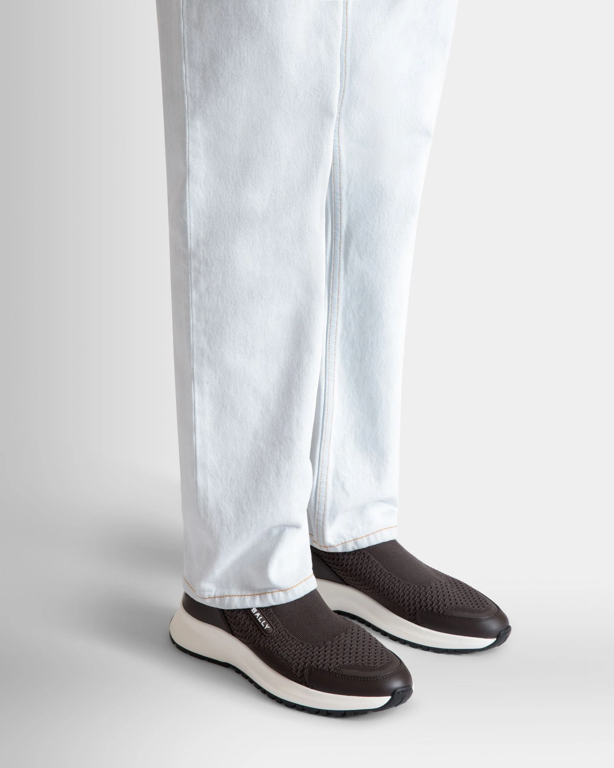 Outline Sneaker in Ebano Knit - Image 2