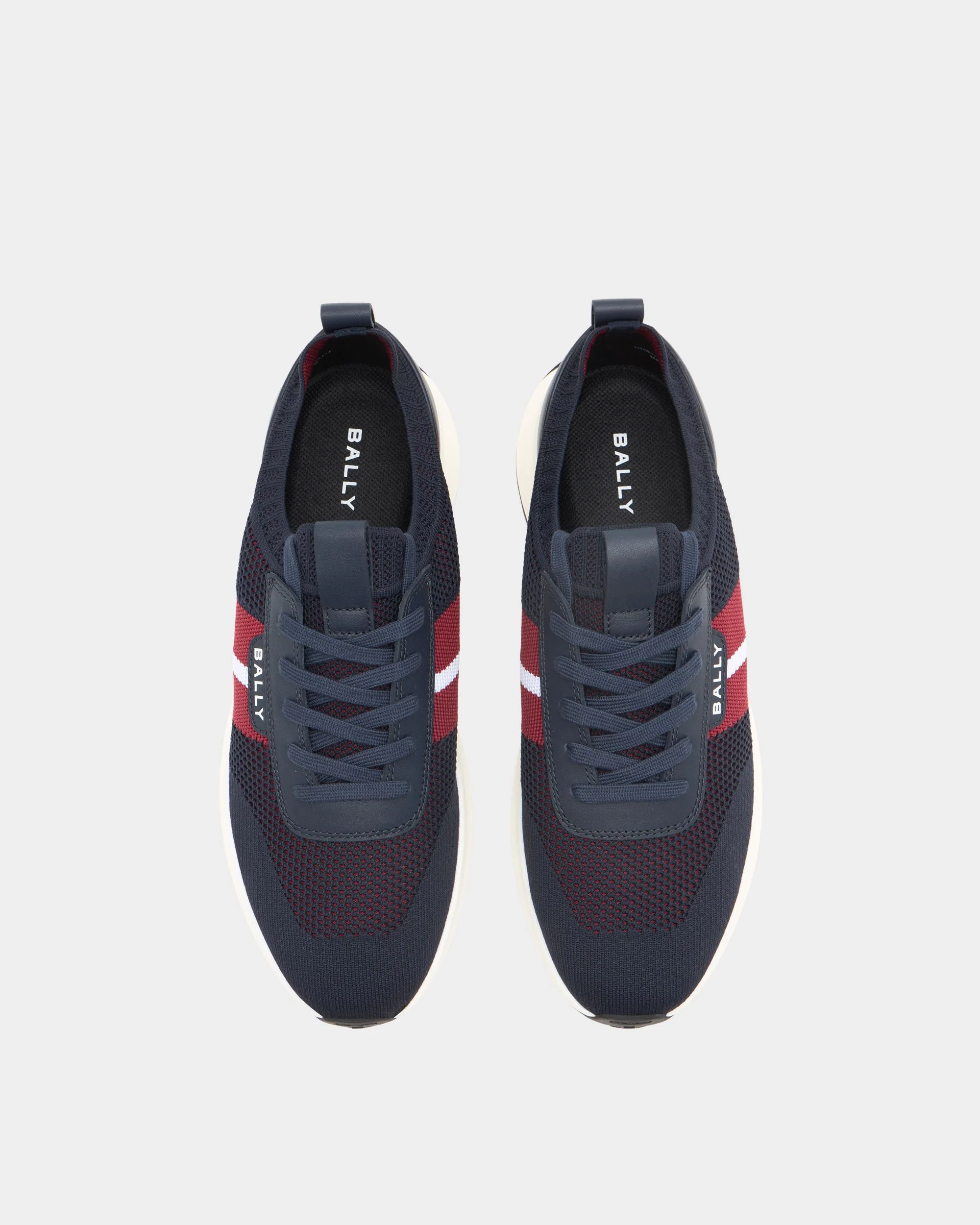 Outline Sneaker in Navy Blue Fabric - Image 5