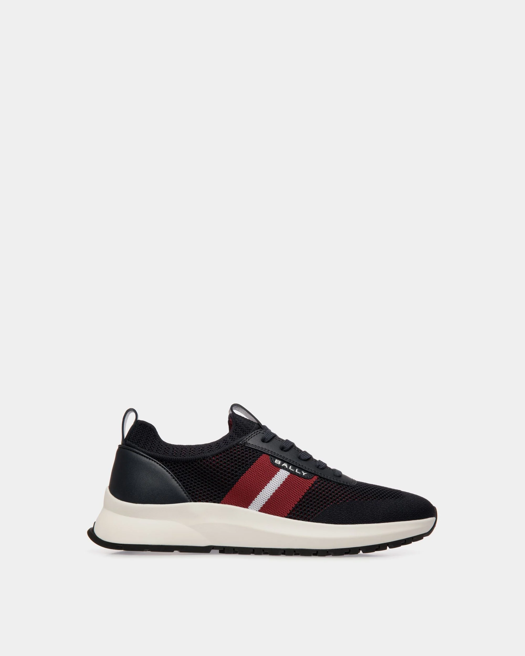 Outline Sneaker in Navy Blue Knit