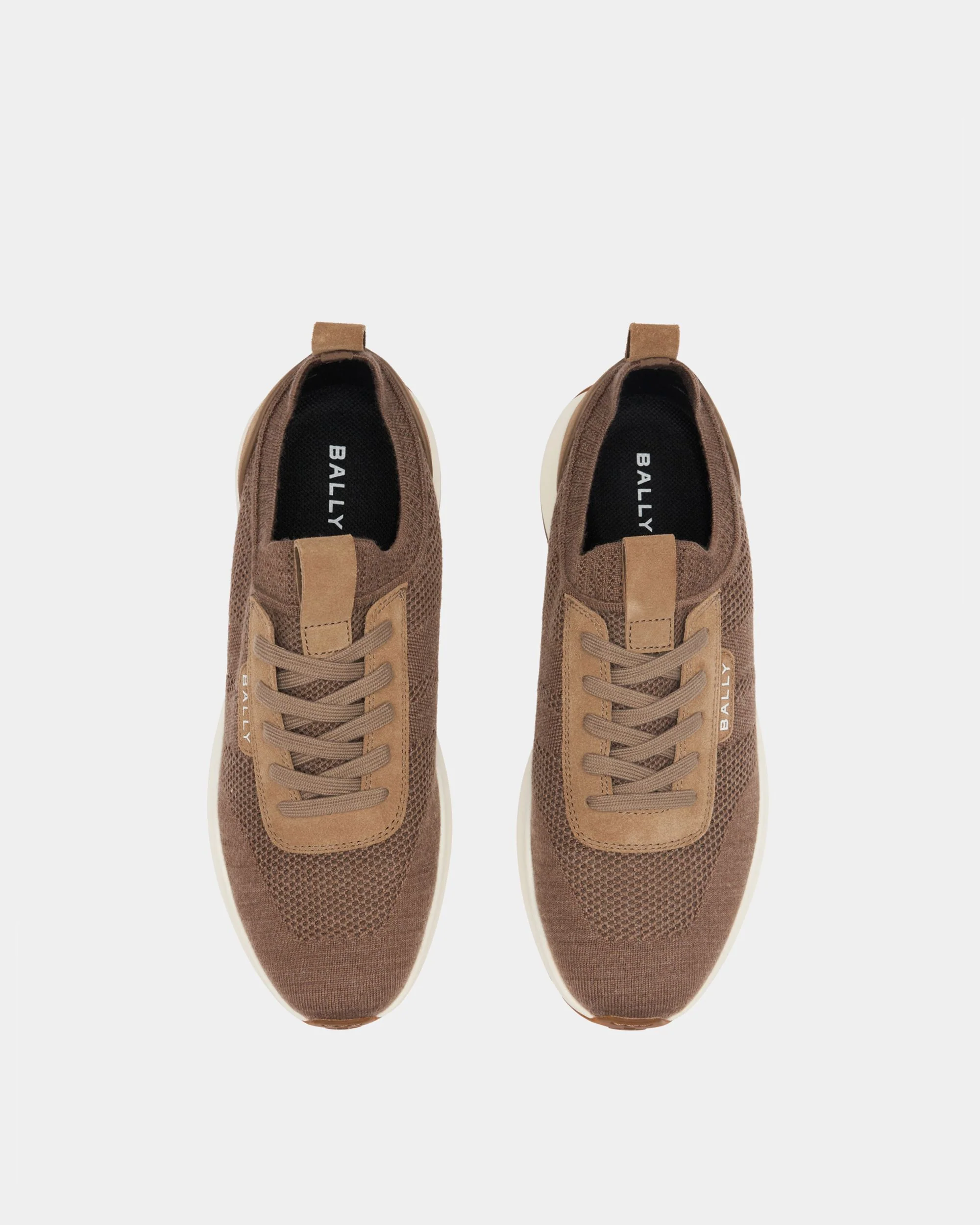 Outline Sneaker in Taupe Fabric - Image 4