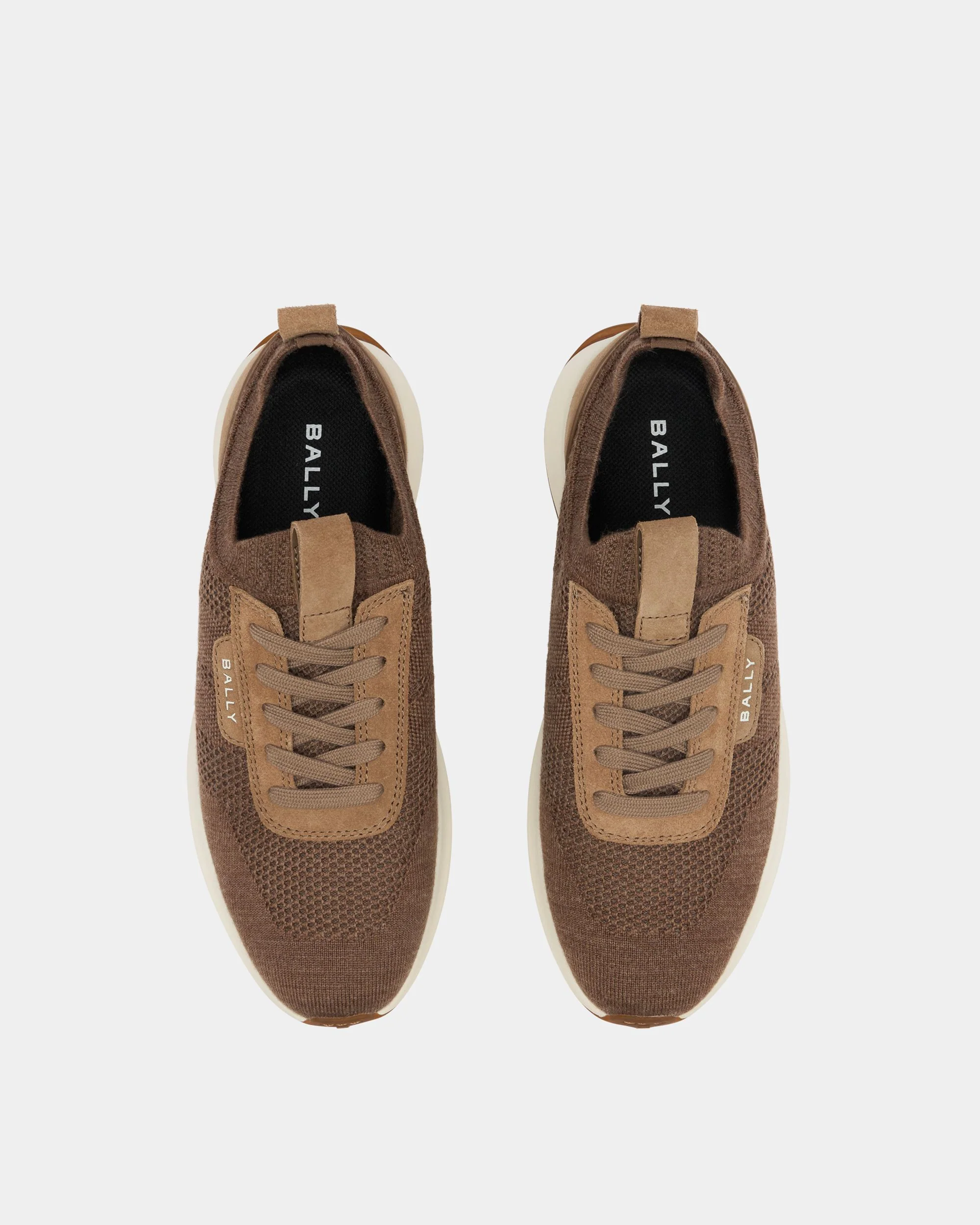 Outline Sneaker in Taupe Fabric - Image 4