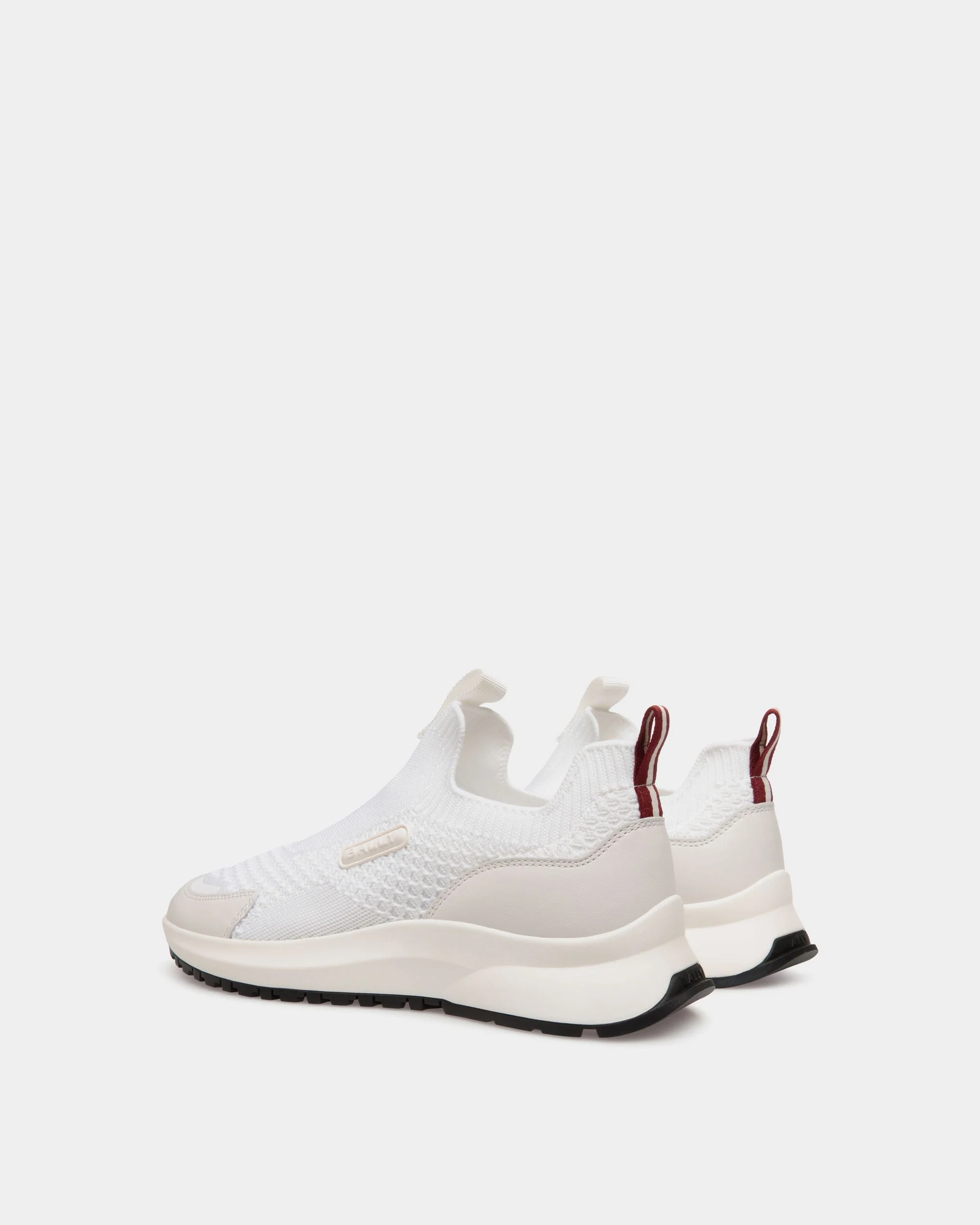 Outline Sneaker In White Knit - Image 3