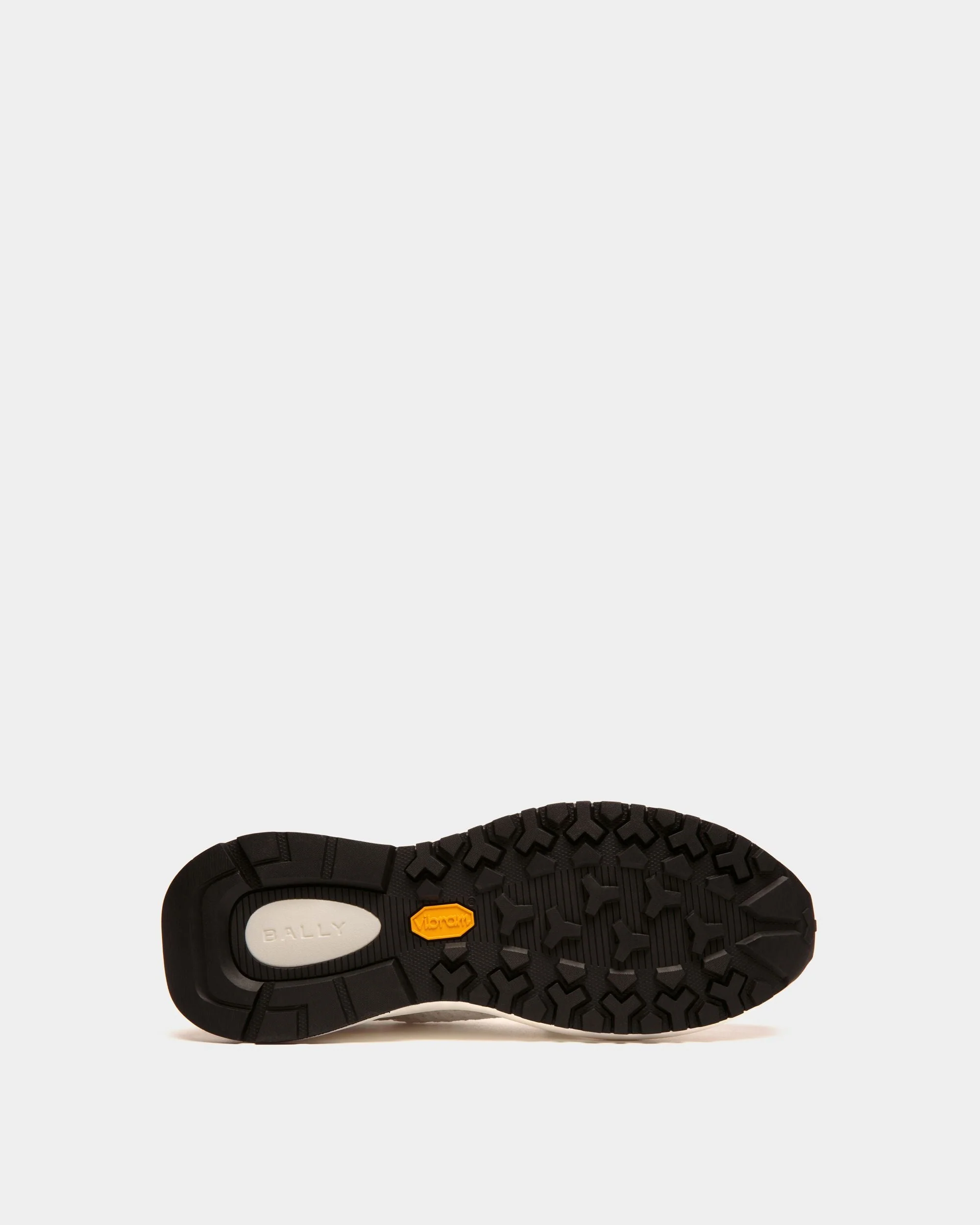 Outline Sneaker in White Knit - Image 5