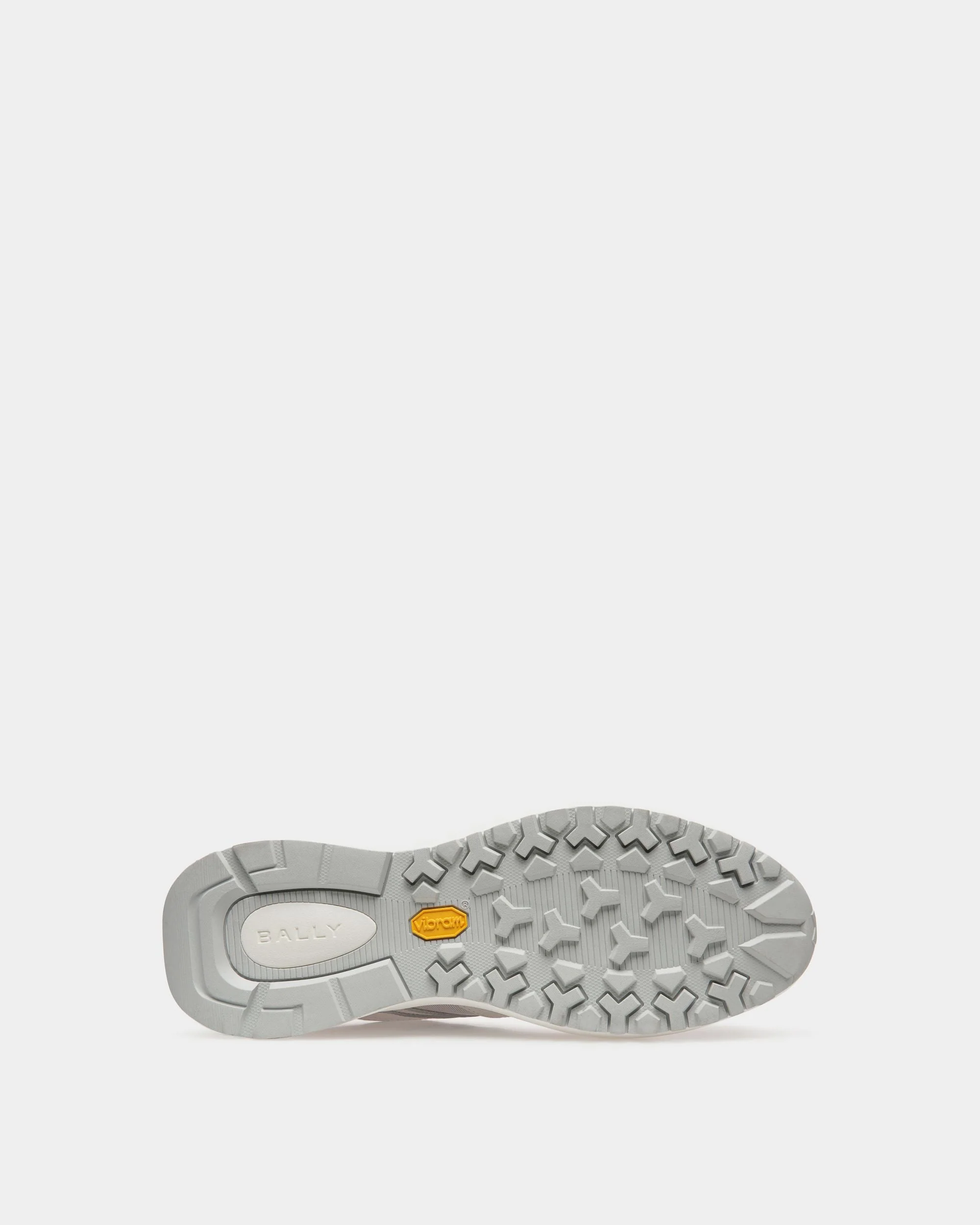 Outline Sneaker In White Leather And Nylon - Image 5