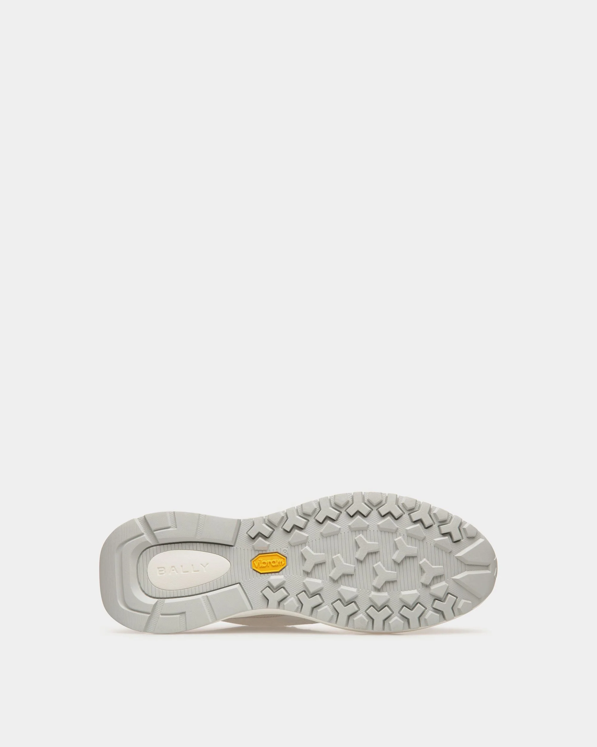 Outline Sneaker In White Nylon - Image 4