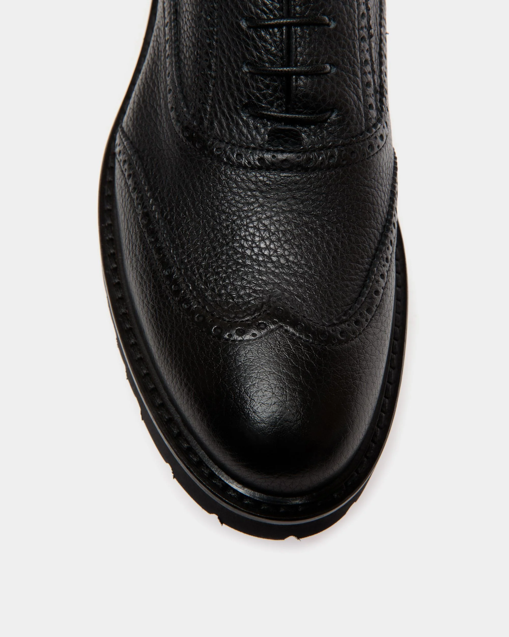 Oxford In Black Grained Leather - Image 5