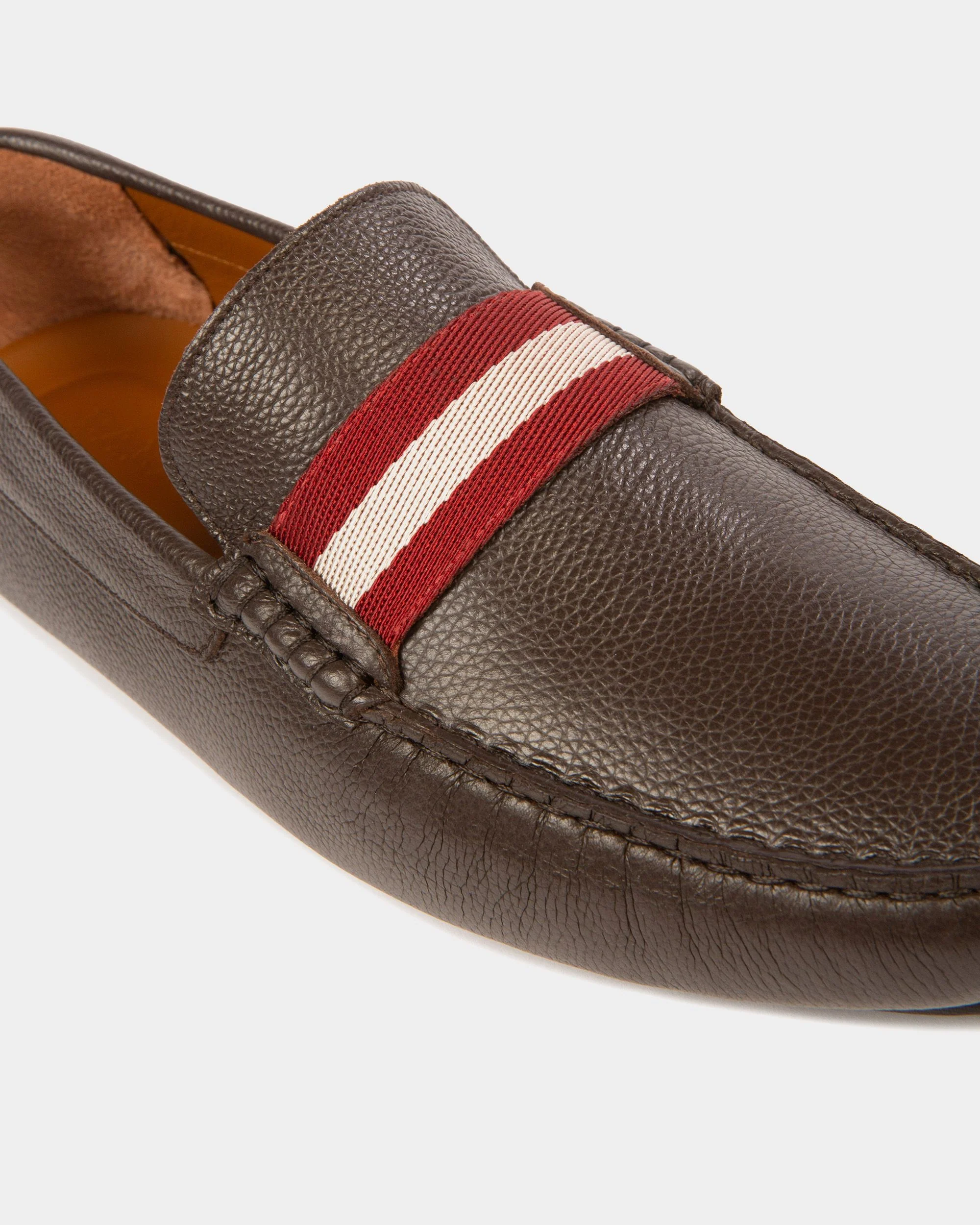 Pearce Leather Drivers In Brown - Image 4