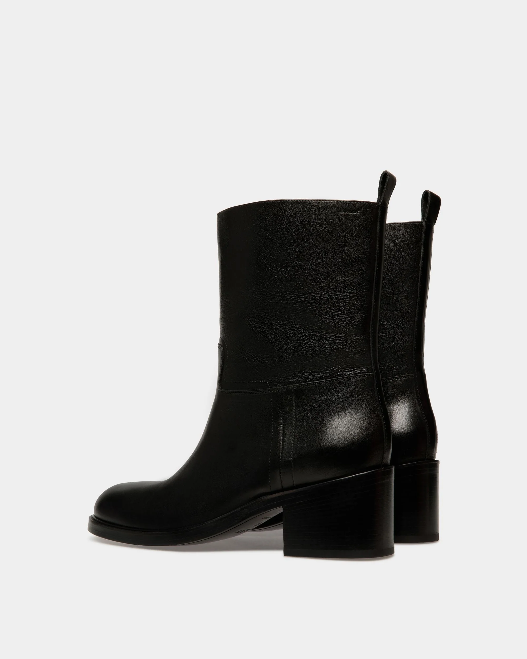 Peggy Boot in Black Leather - Image 4