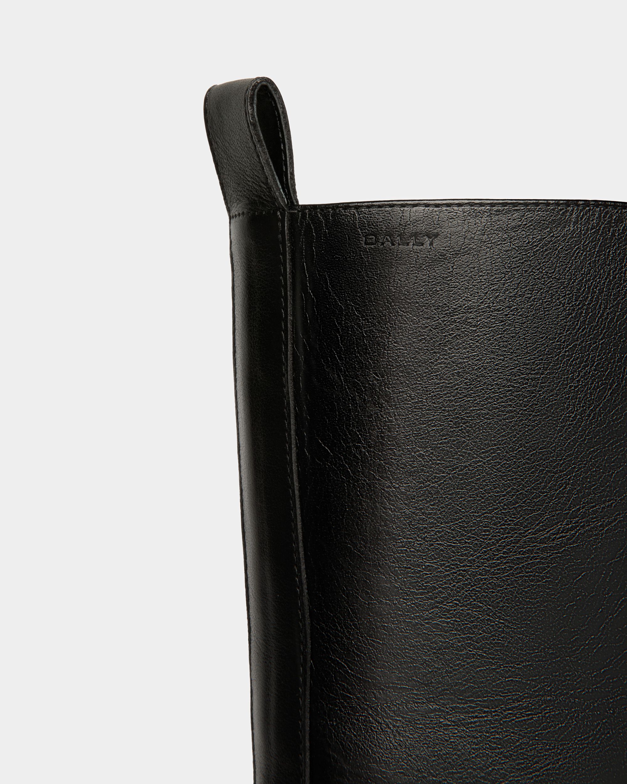 Peggy Boot in Black Leather - Image 5