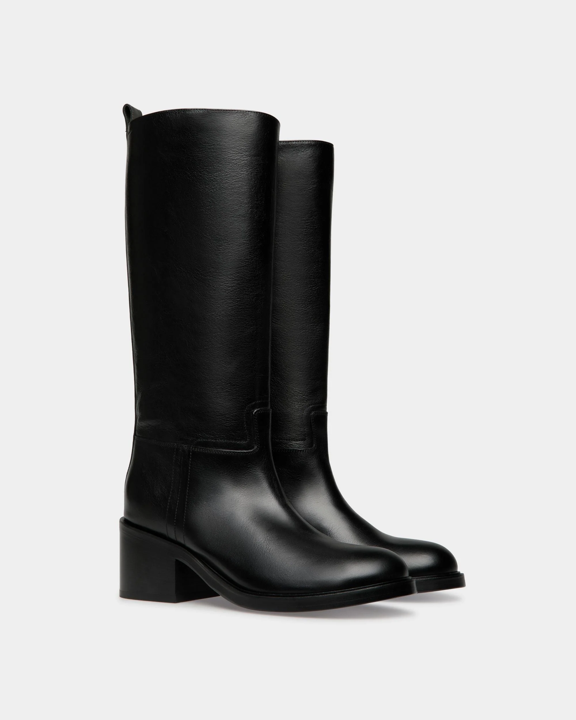 Peggy Boot in Black Leather - Image 3