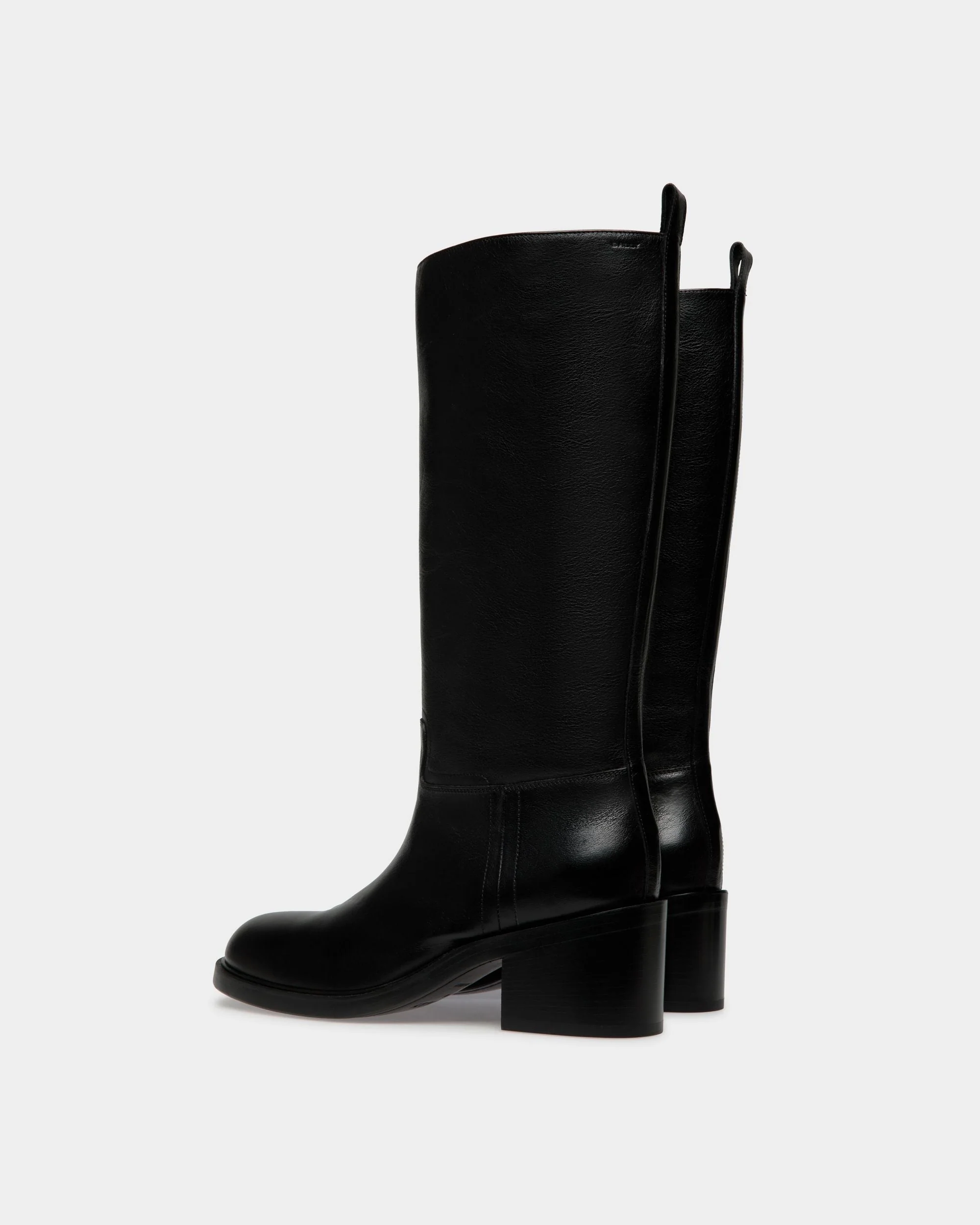 Peggy Boot in Black Leather - Image 4