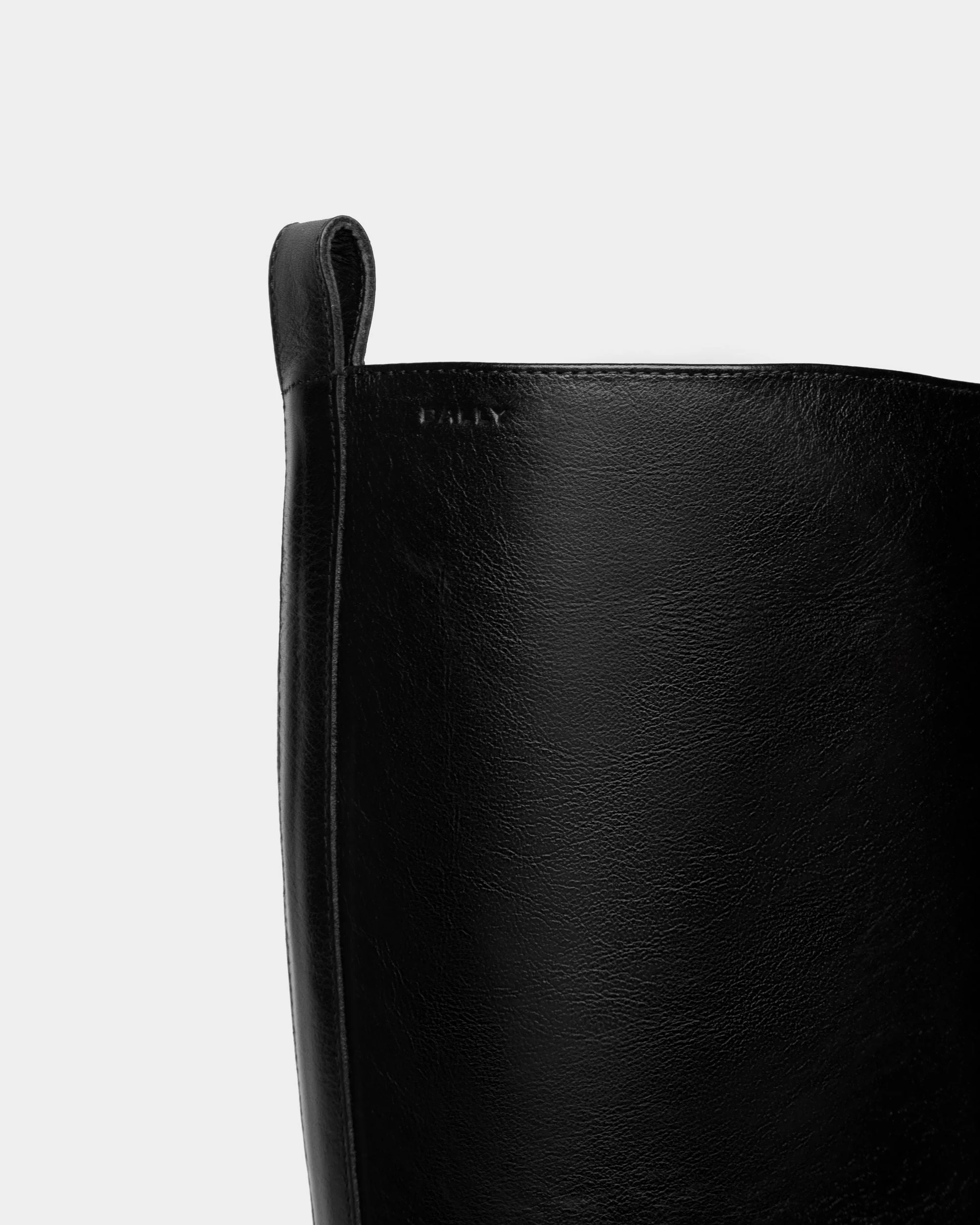 Peggy Boot in Black Leather - Image 5