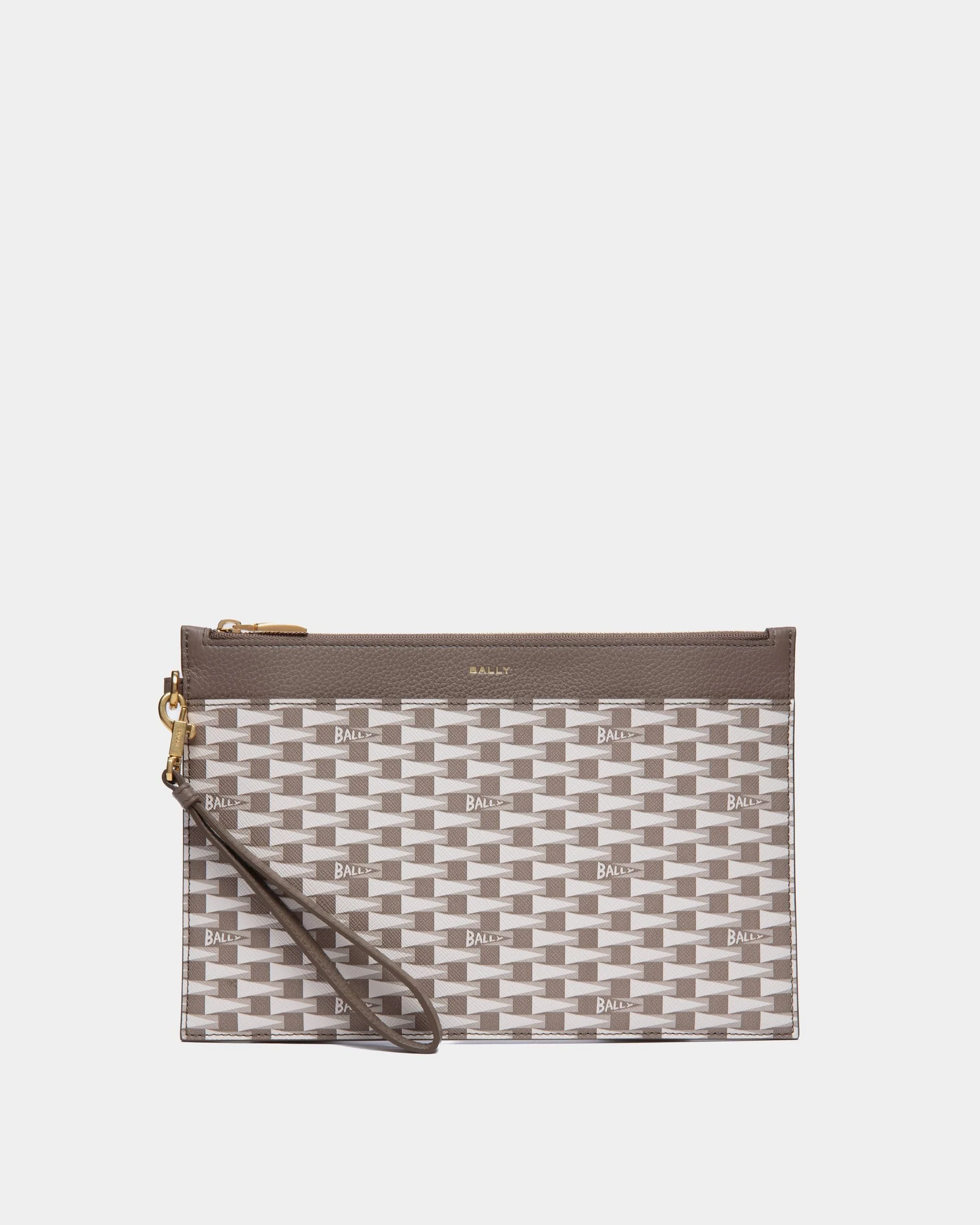 Pennant Pochette In Brown Pennant Tpu And Leather