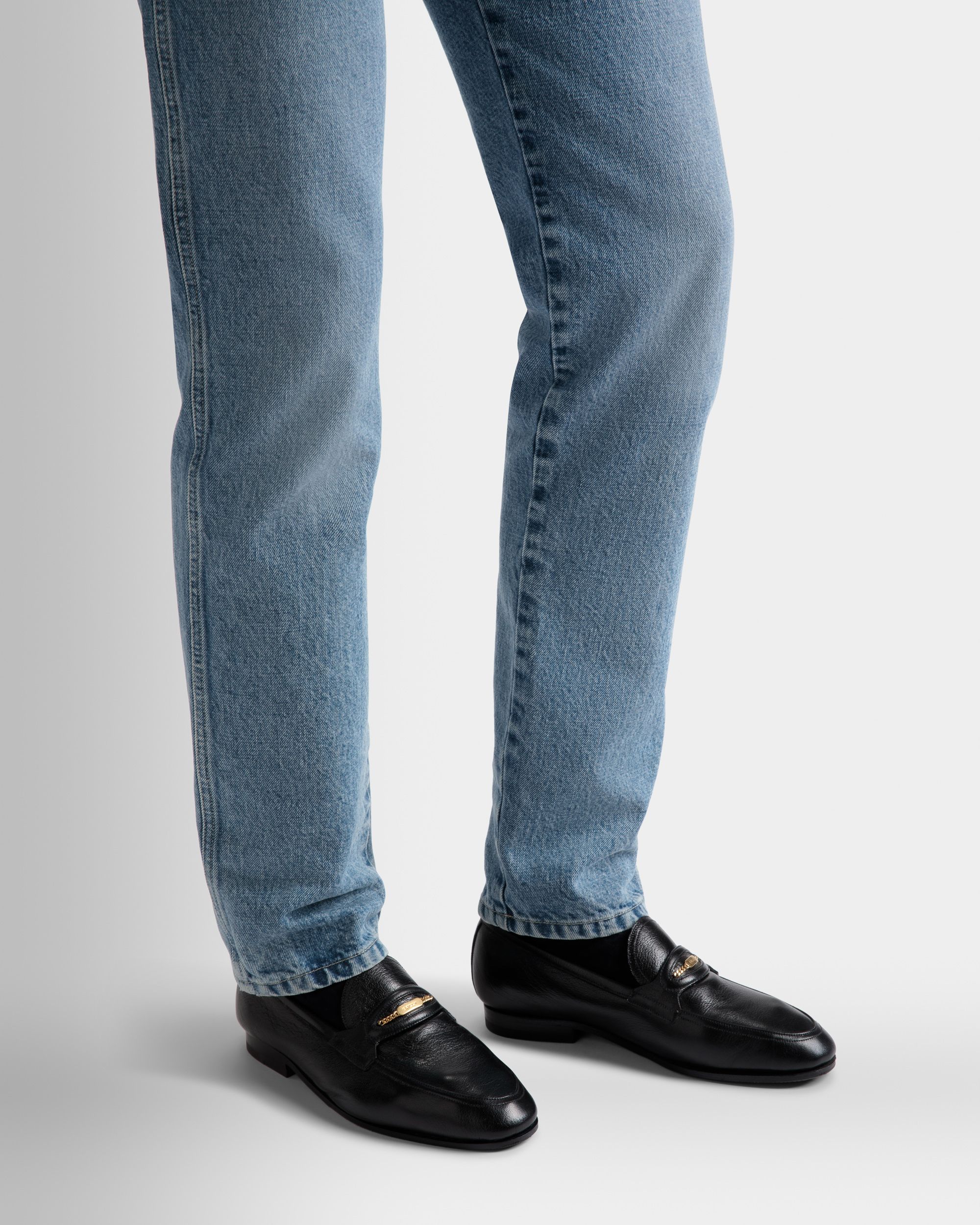 Pesek Loafers In Black Leather - Image 2