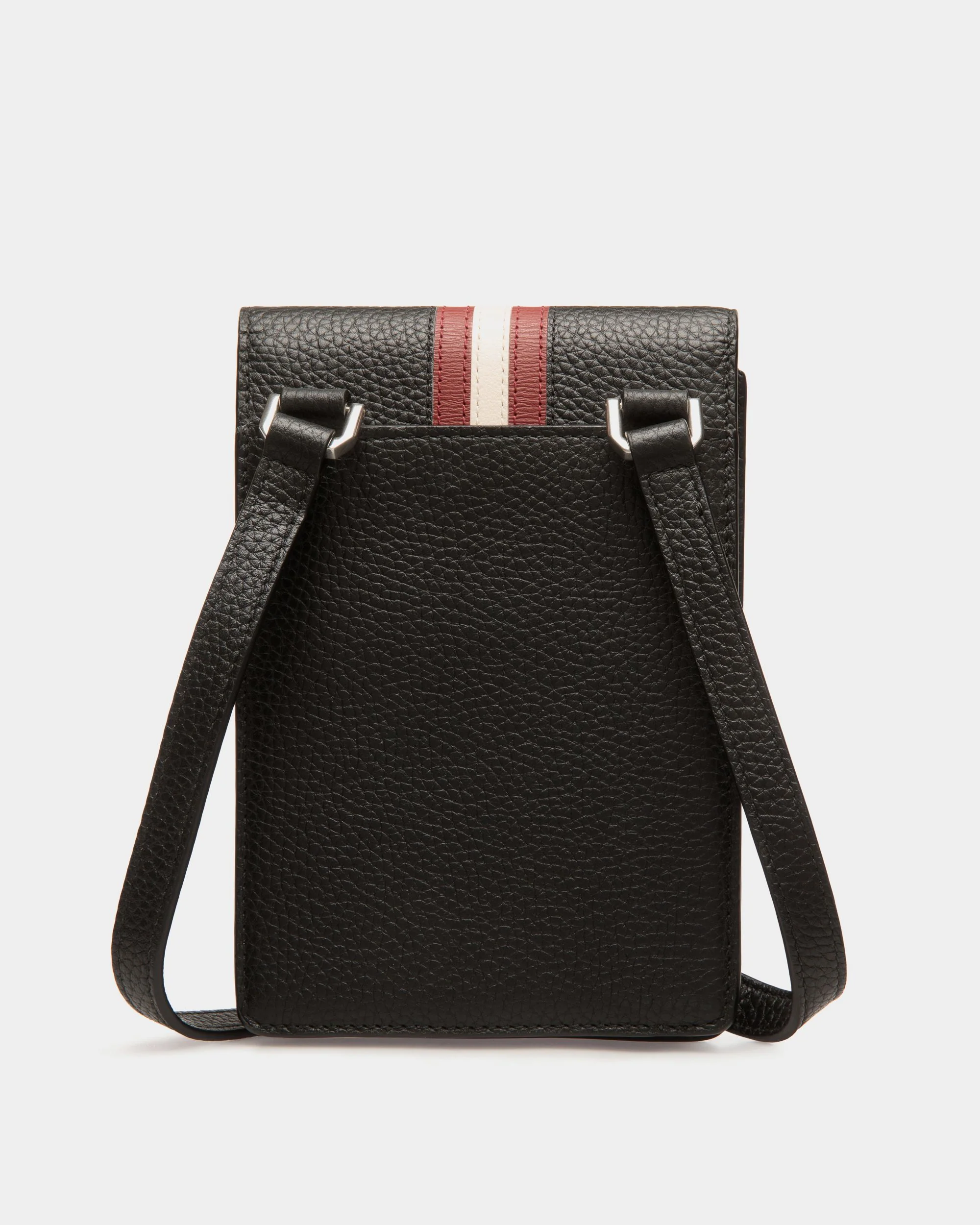 Phone Wallet In Black Leather - Image 2
