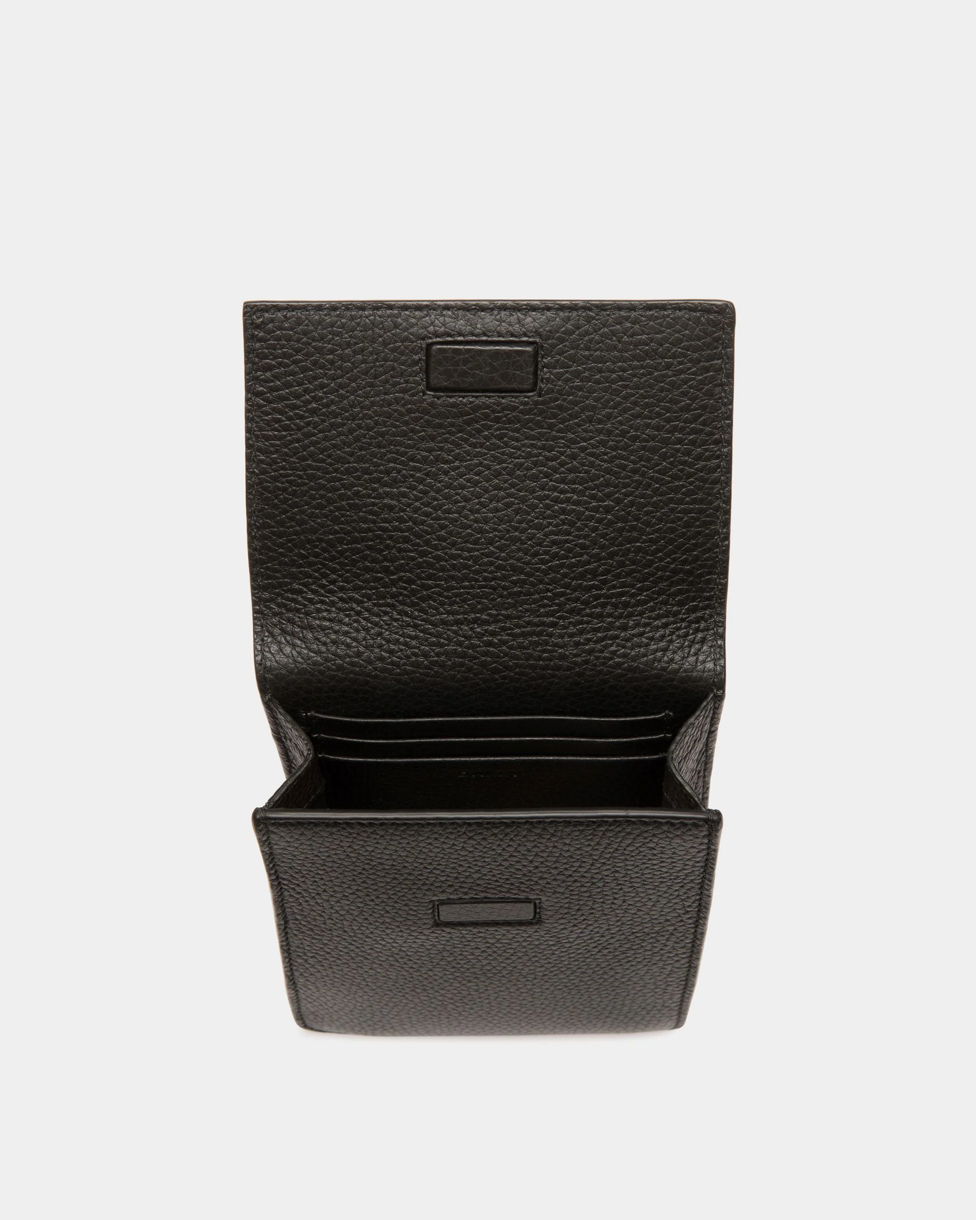 Phone Wallet In Black Leather - Image 3