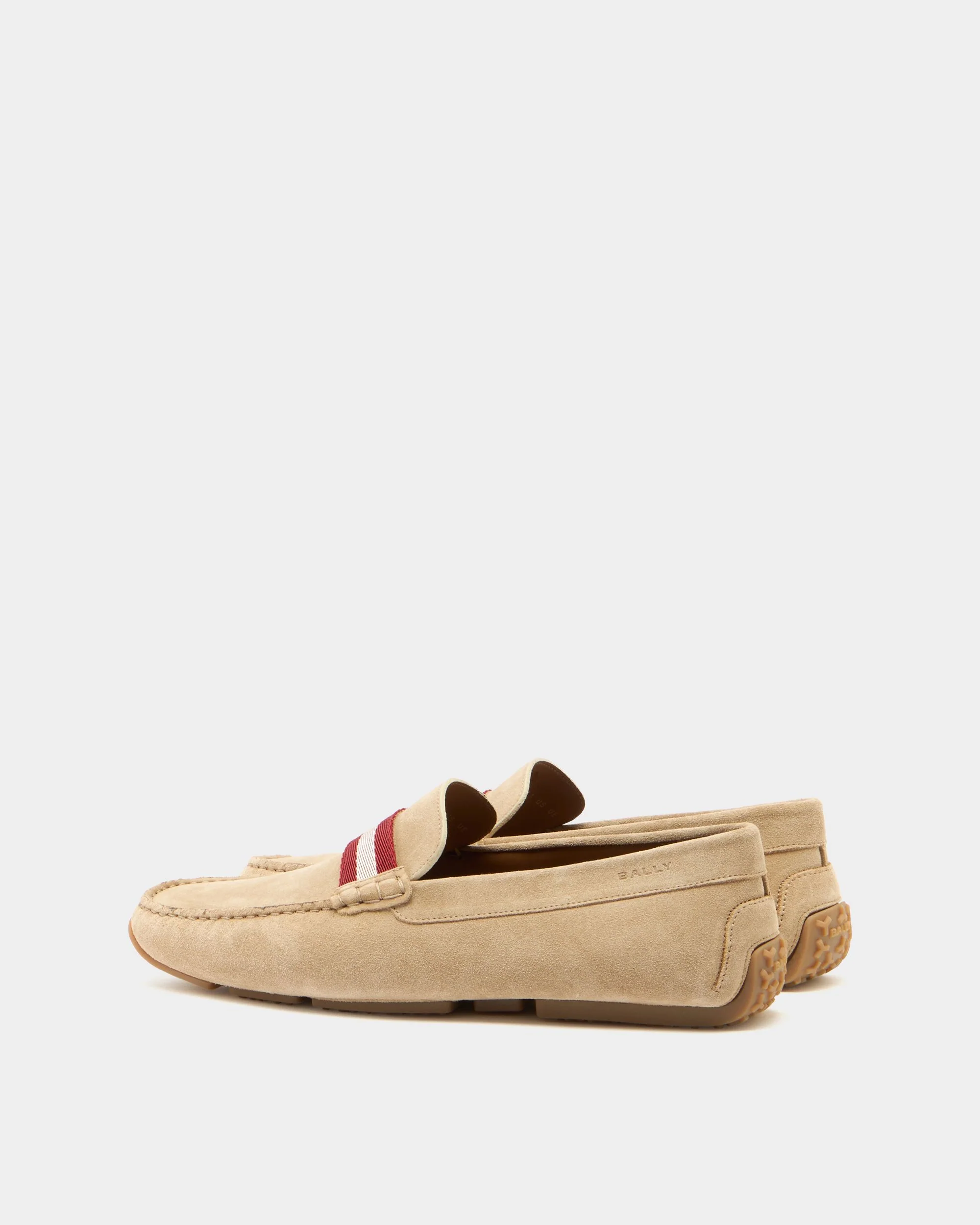 Pilot Driver in Beige Suede - Image 4