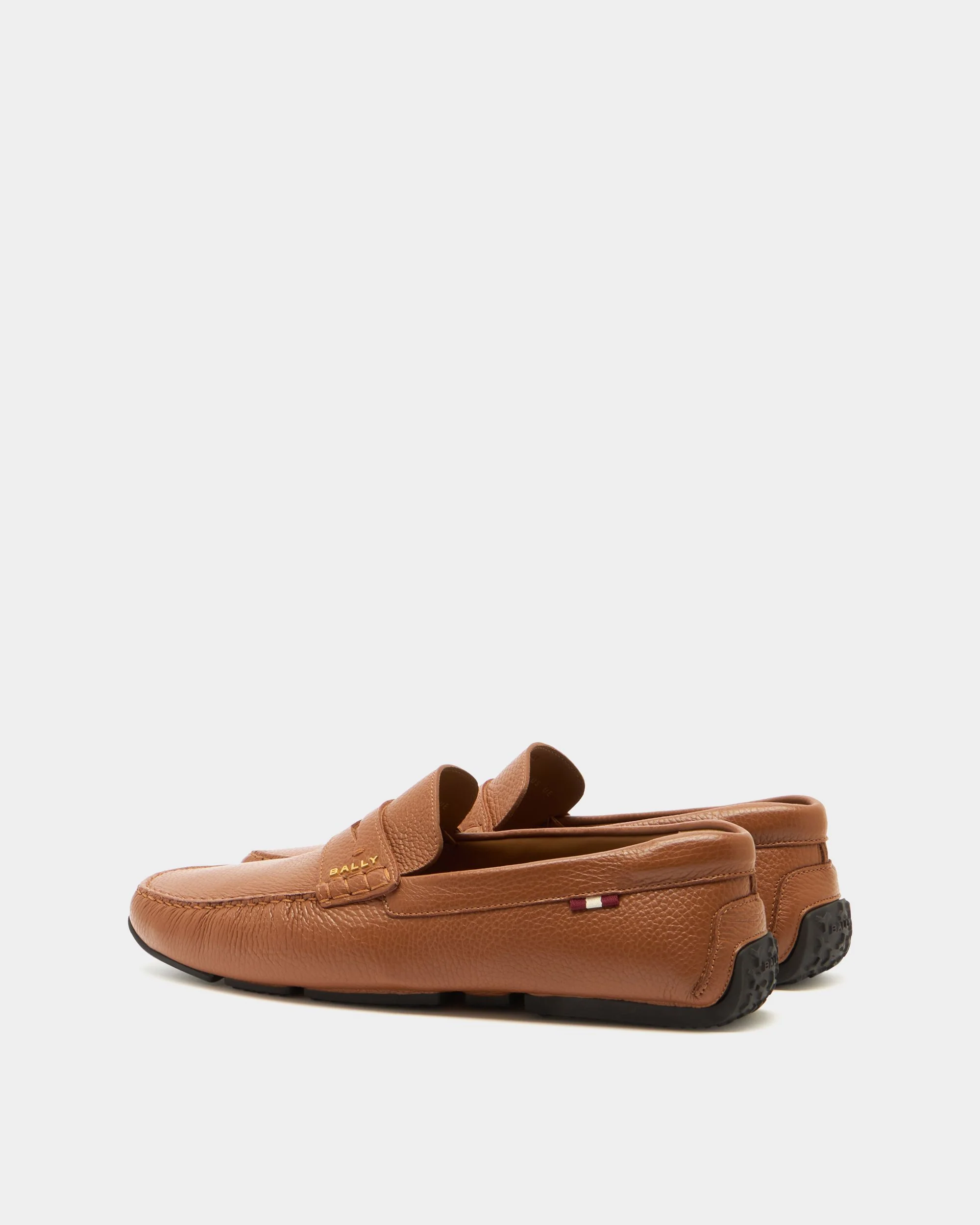 Pilot Driver in Brown Grained Leather - Image 4