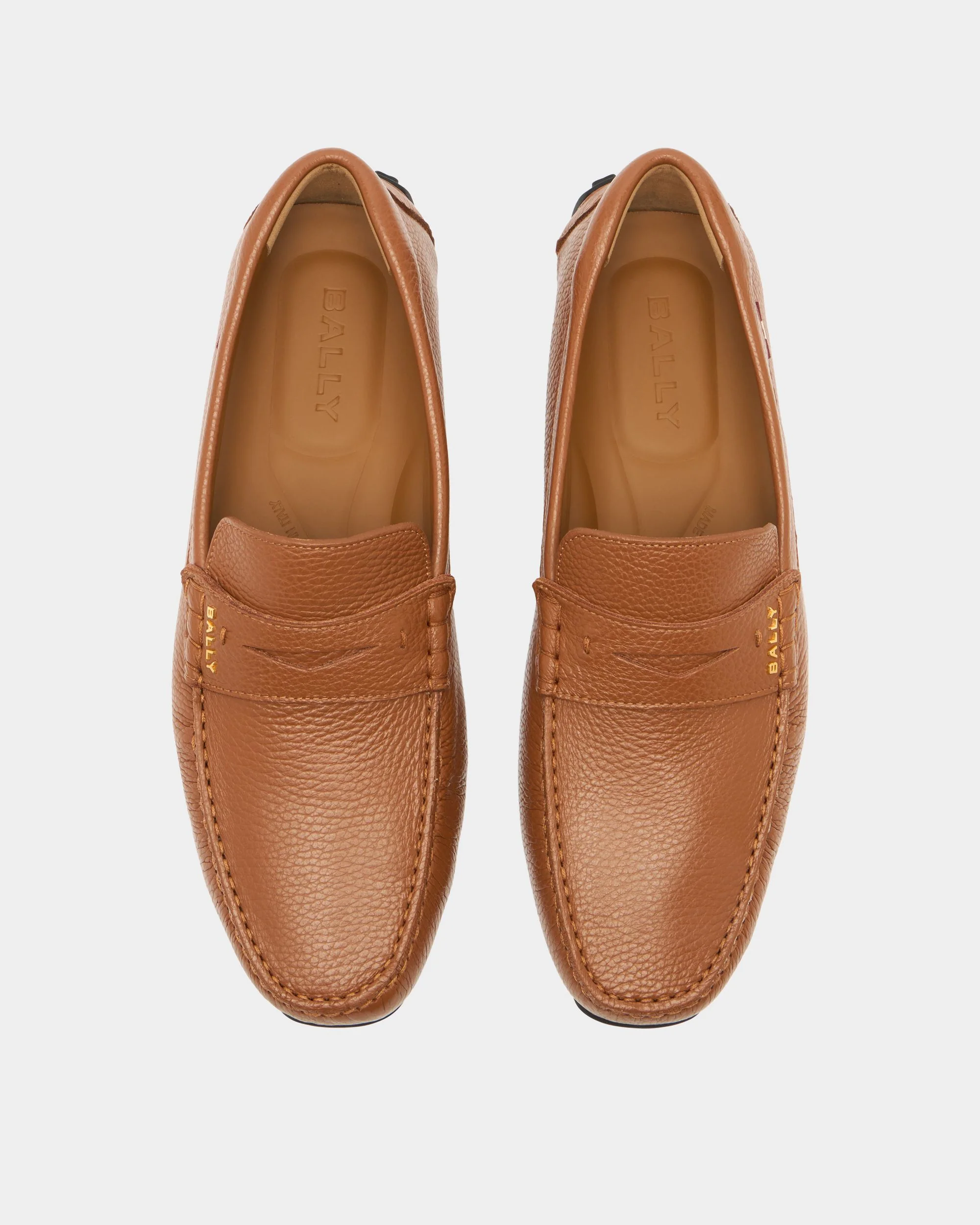 Pilot Driver in Brown Grained Leather - Image 5