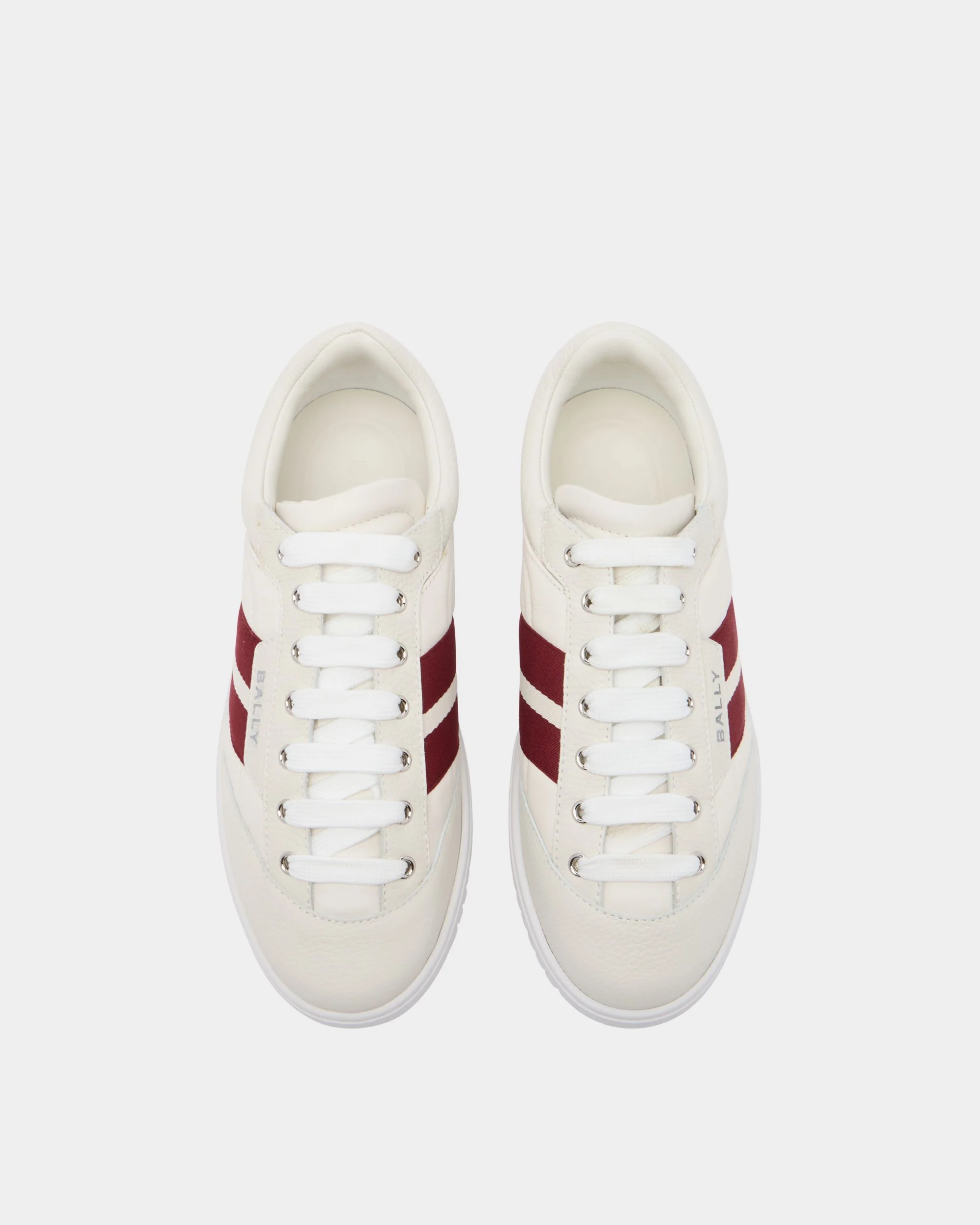 Player Sneaker In White Leather - Image 4