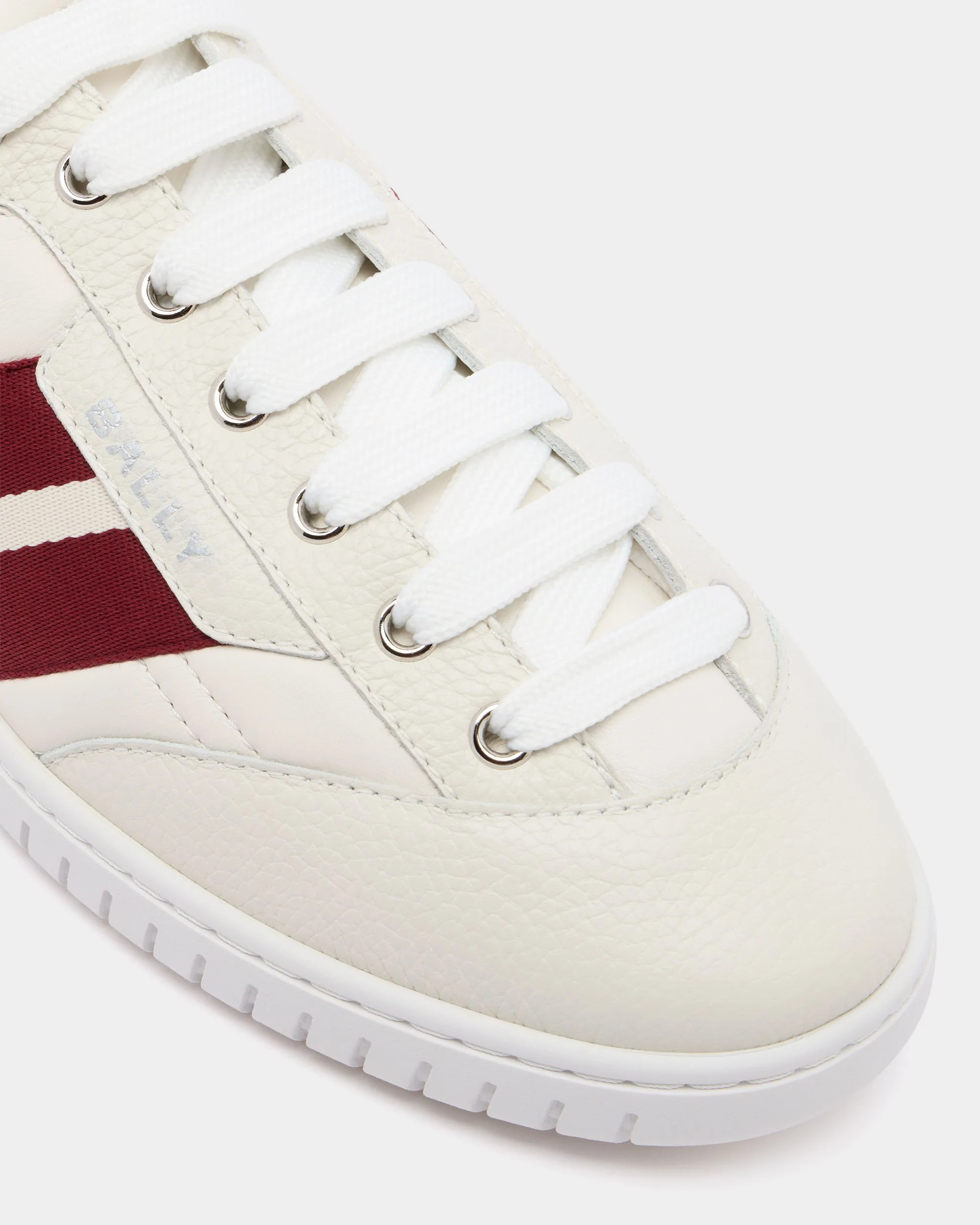 Player Sneaker In White Leather - Image 5