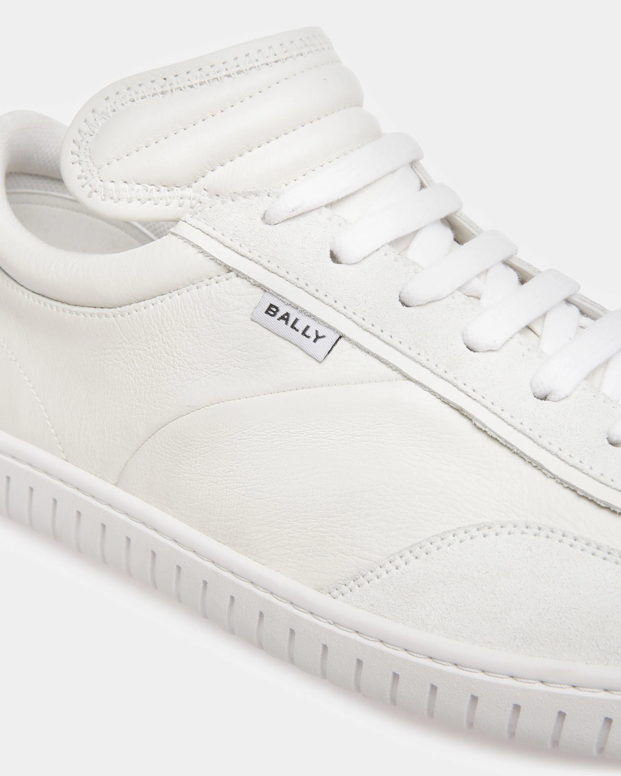 Player Sneakers In White Leather - Image 6