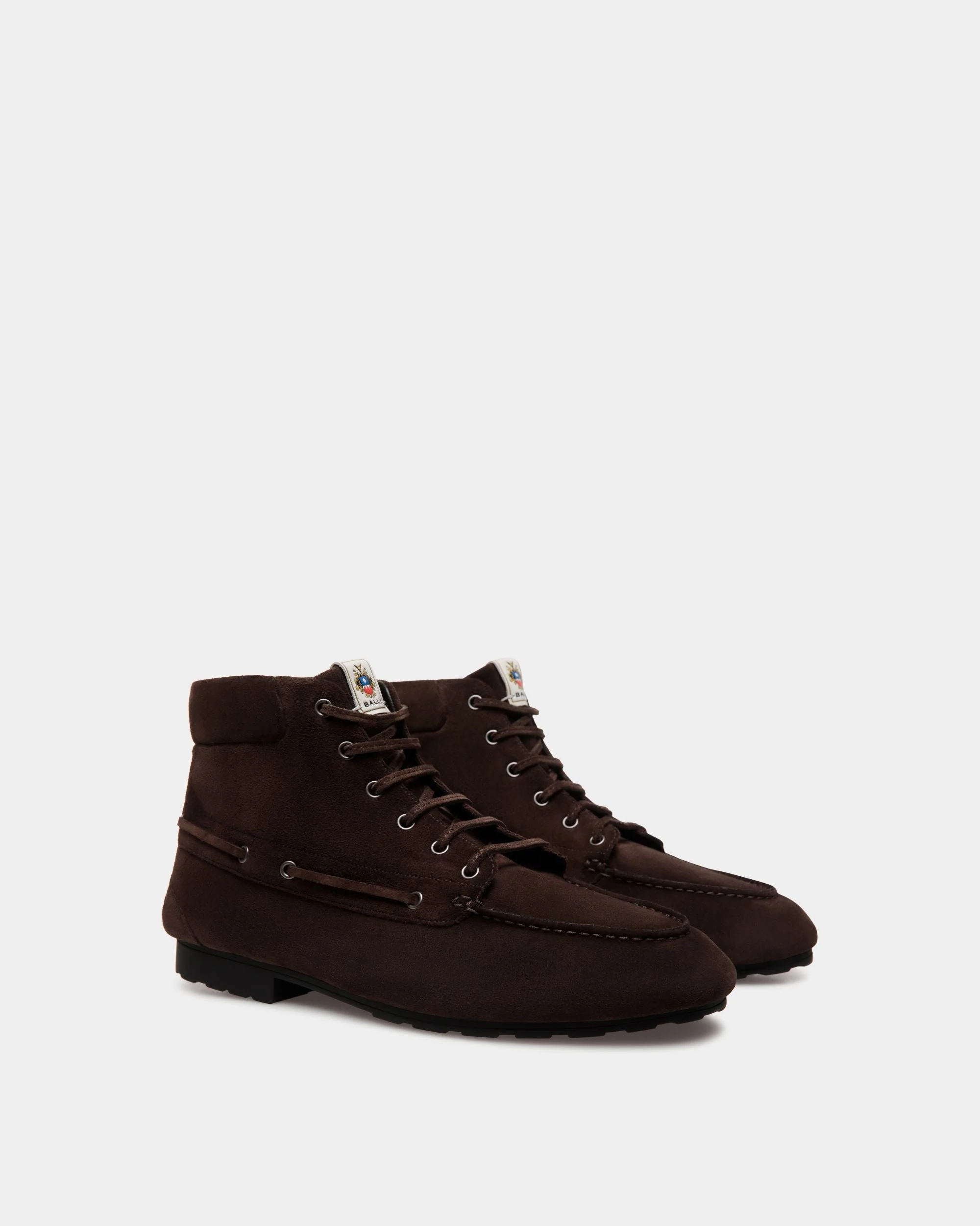 Plume Bootie In Ebano Suede - Image 3