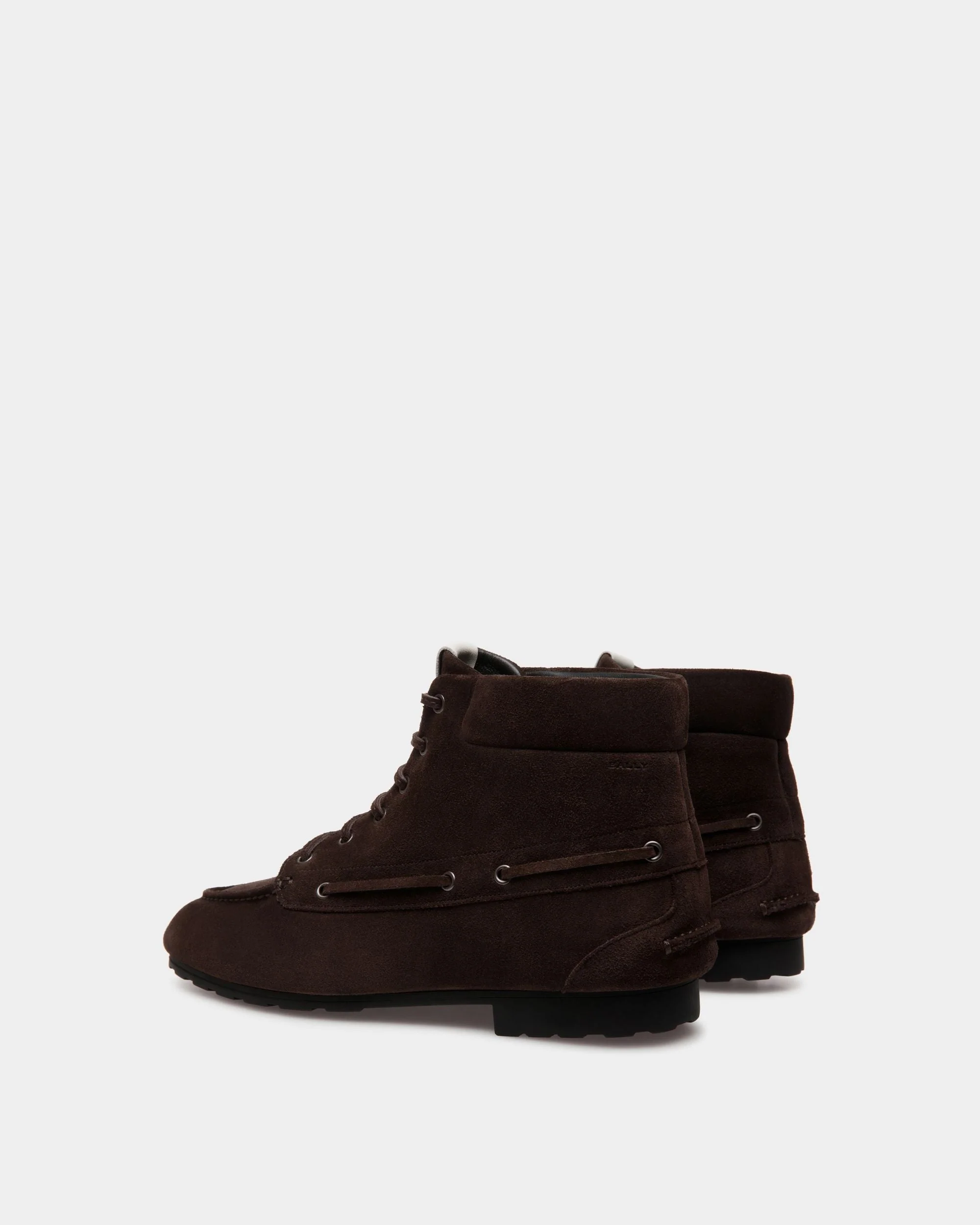 Plume Bootie In Ebano Suede - Image 4