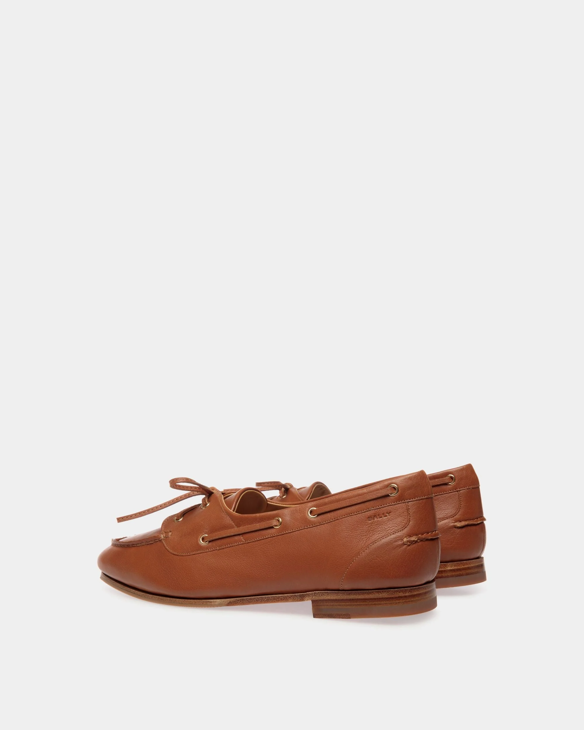 Plume Loafer in Brown Leather - Image 4