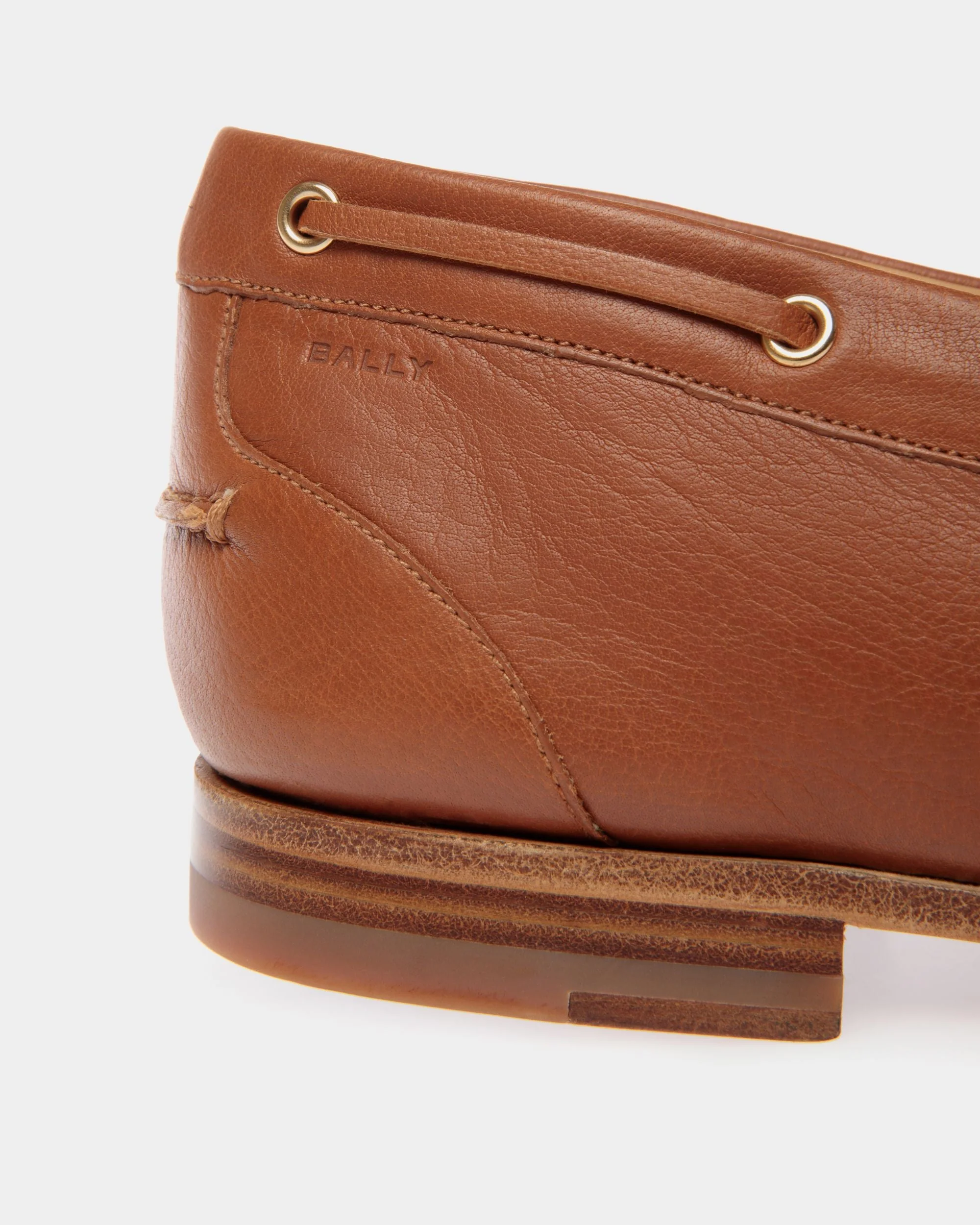 Plume Loafer in Brown Leather - Image 6