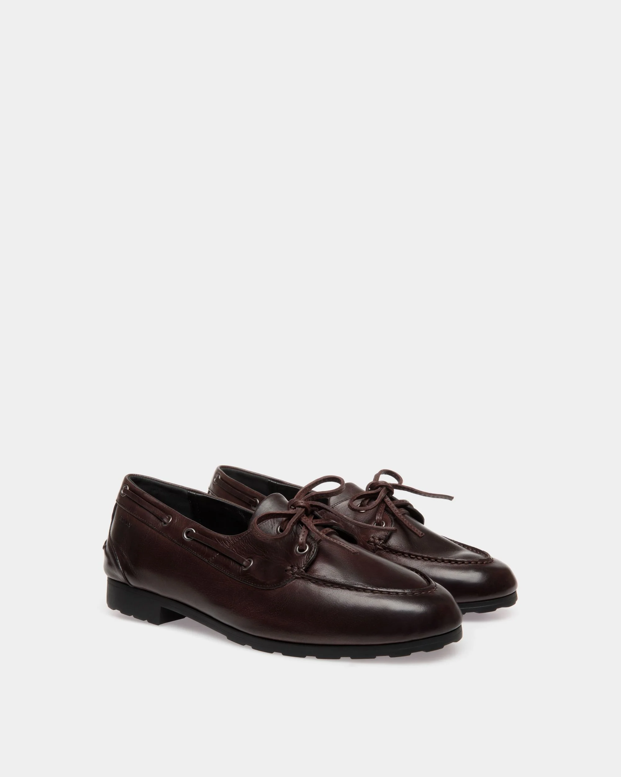 Plume Moccasin in Brown Leather - Image 2