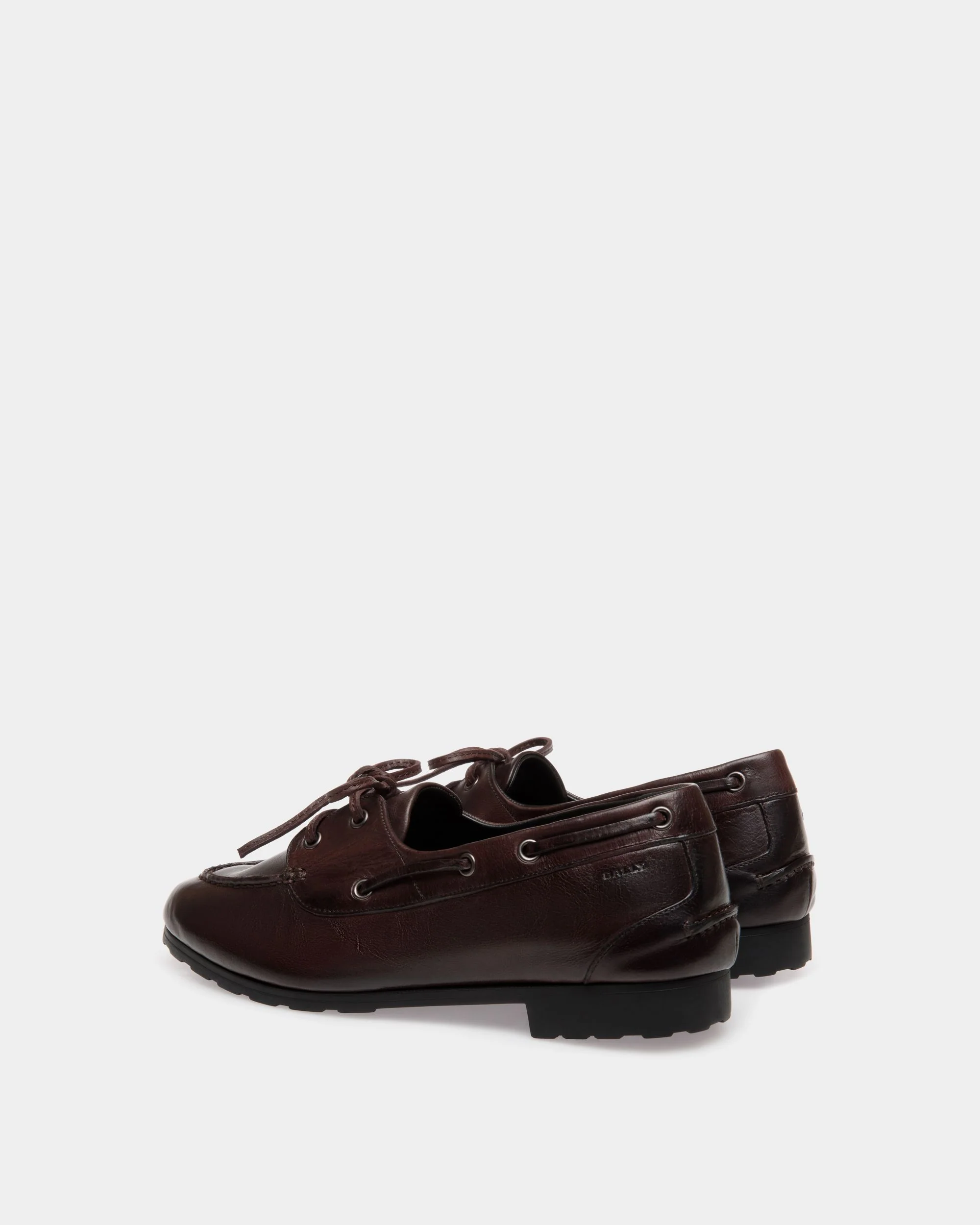 Plume Moccasin in Brown Leather - Image 3