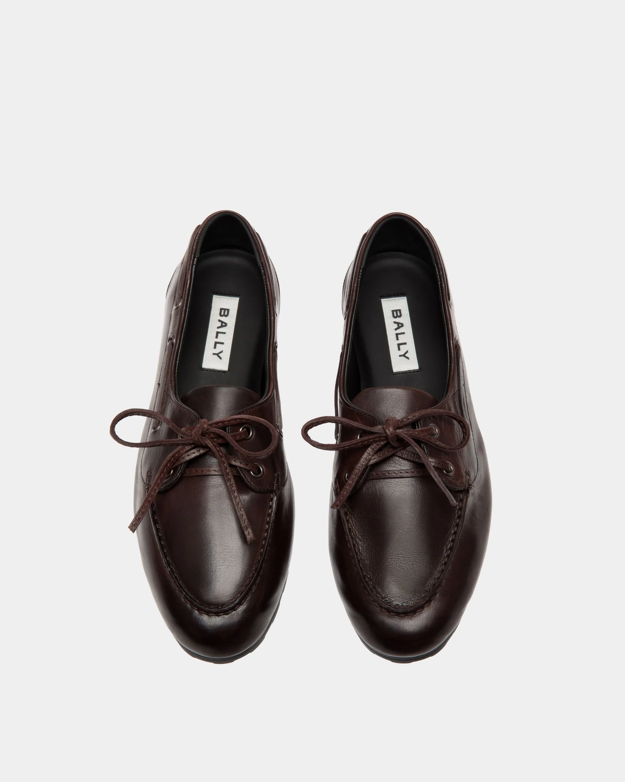 Plume Moccasin in Brown Leather - Image 4