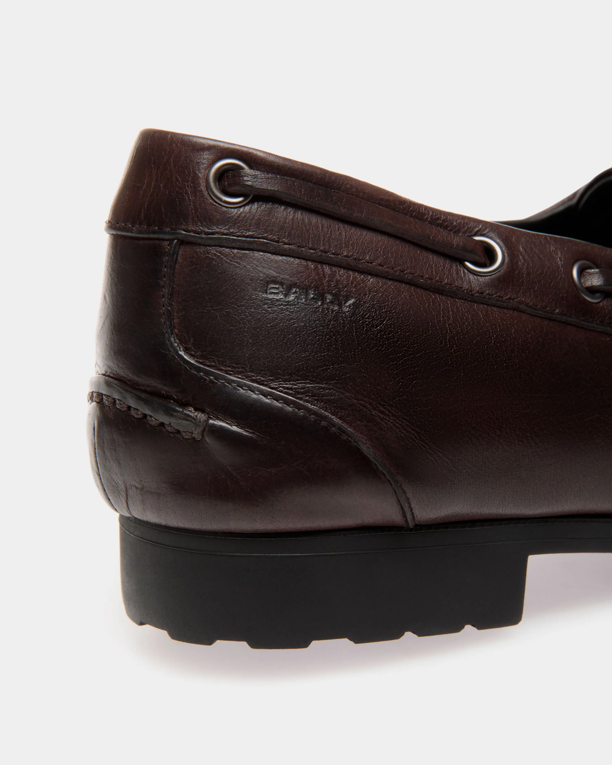 Plume Moccasin in Brown Leather - Image 5