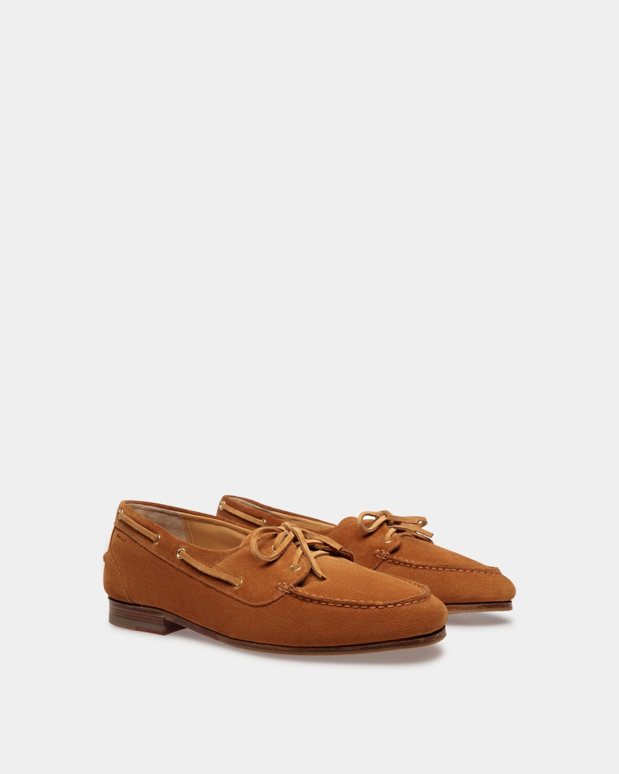 Plume Moccasin in Brown Suede - Image 3