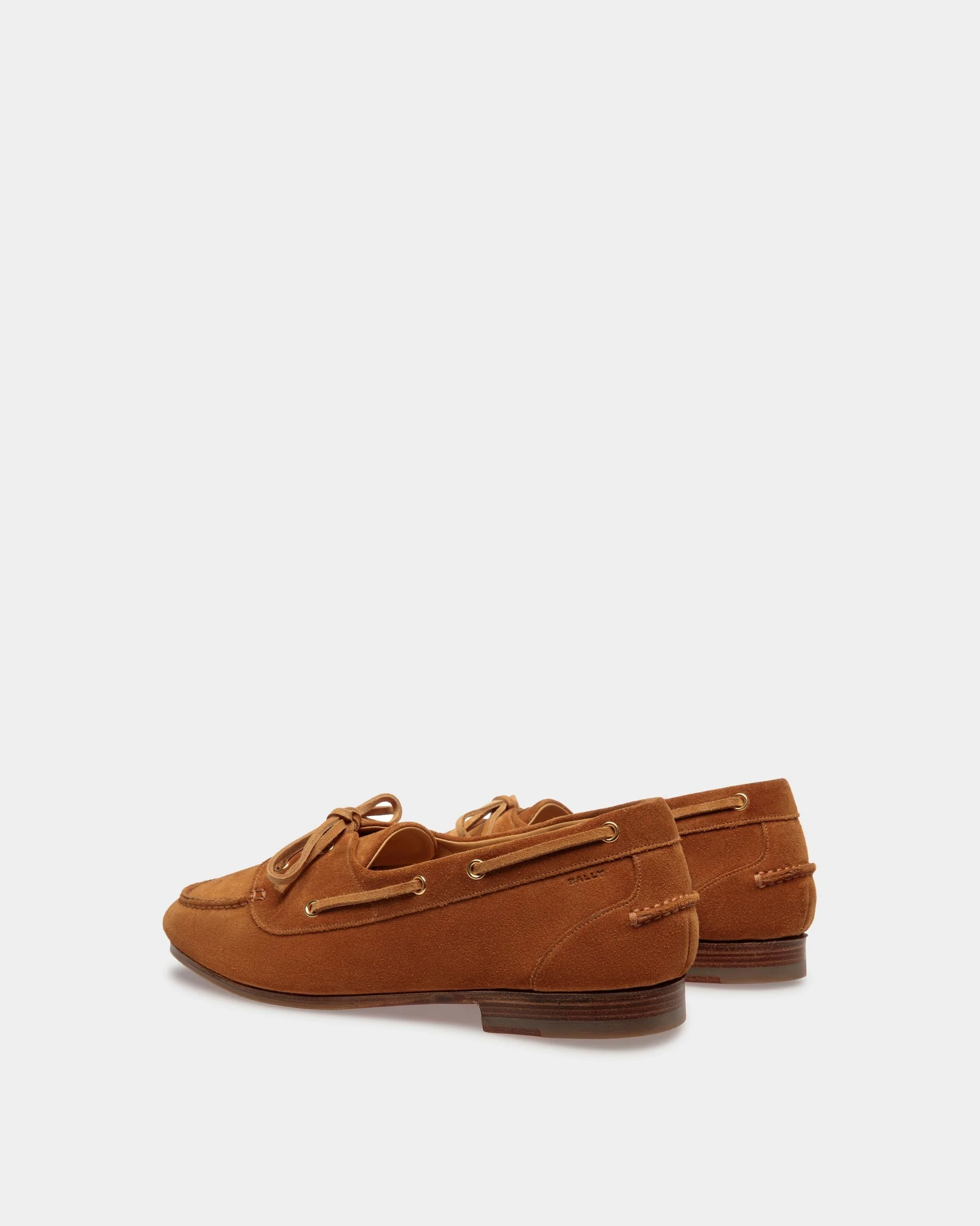 Plume Moccasin in Brown Suede - Image 4