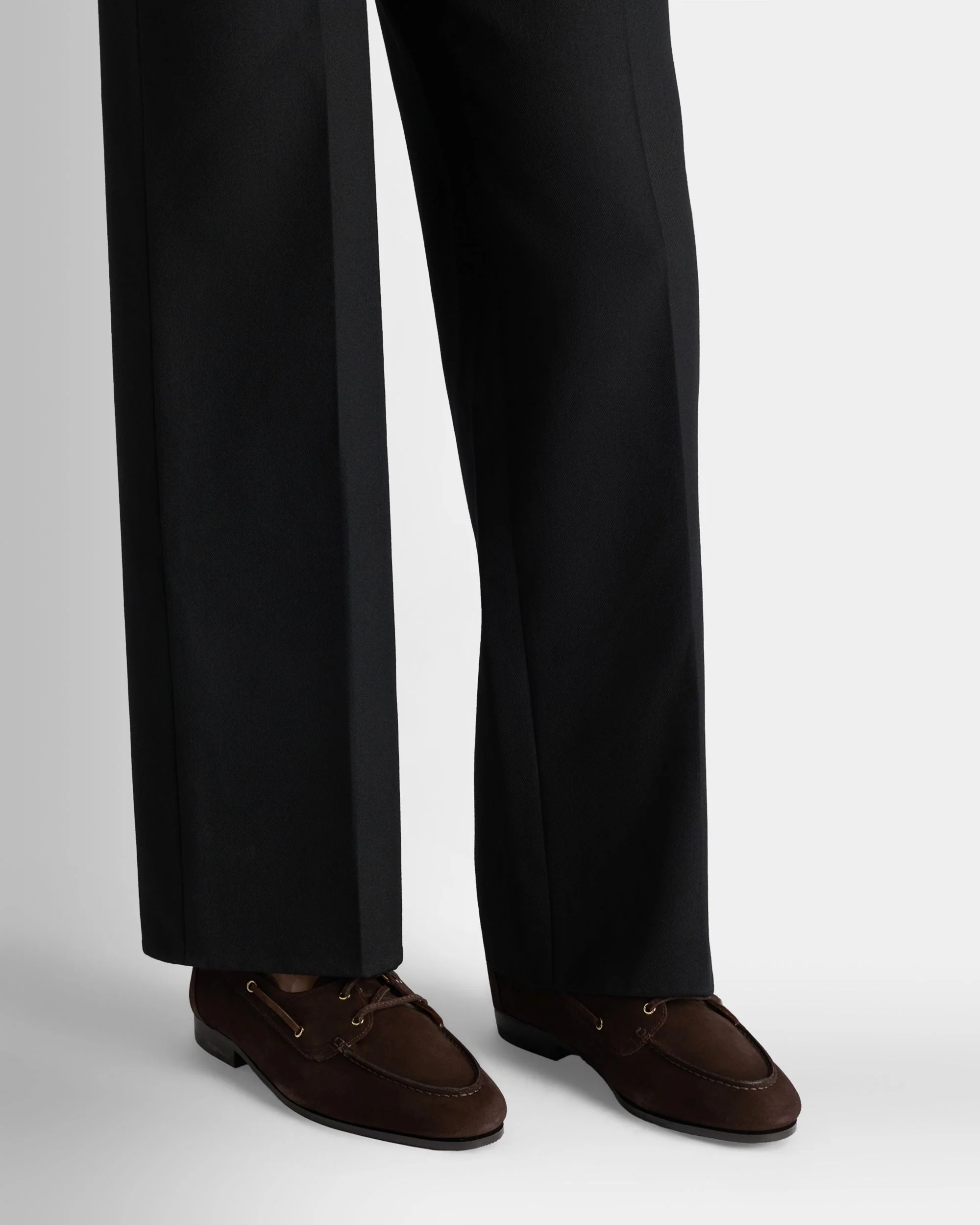 Plume Moccasin in Dark Brown Suede - Image 2