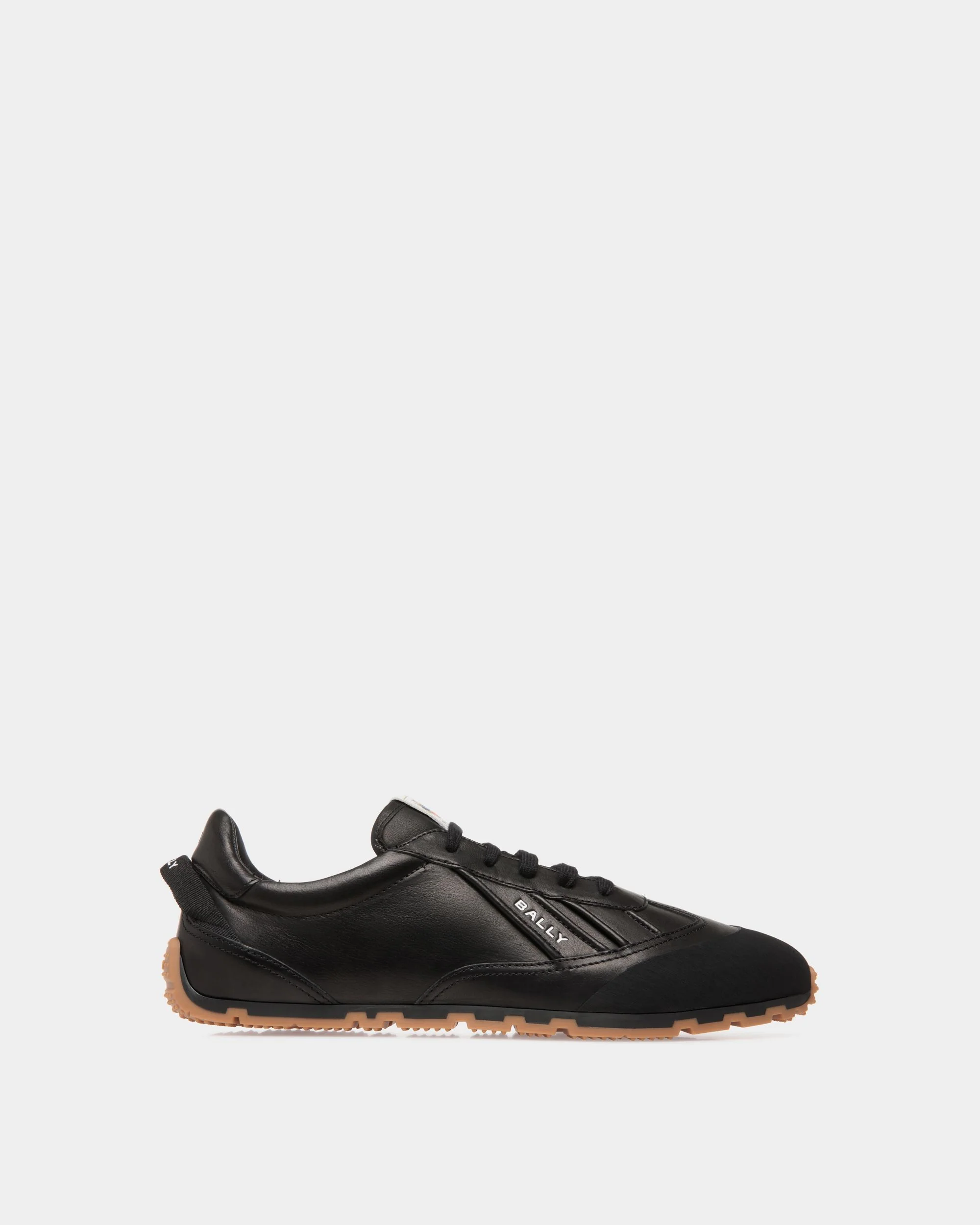 Quarry Sneaker in Black Leather