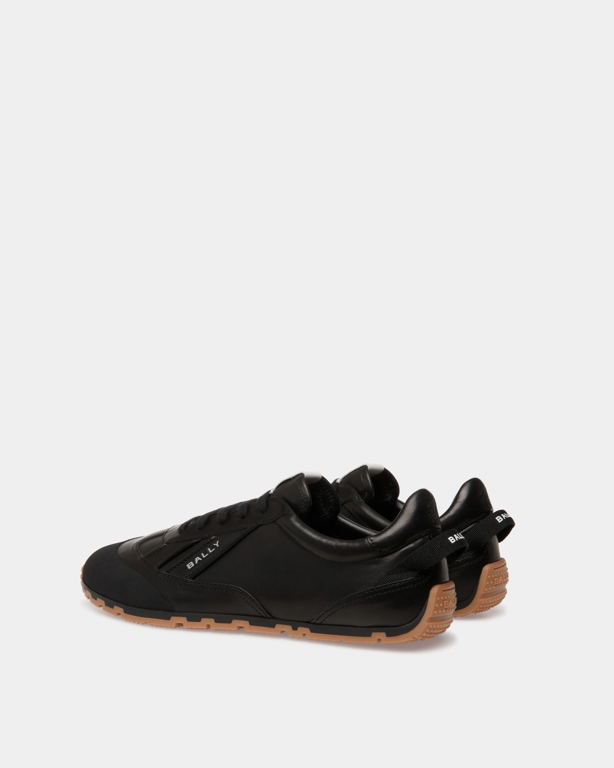 Quarry Sneaker in Black Leather - Image 4