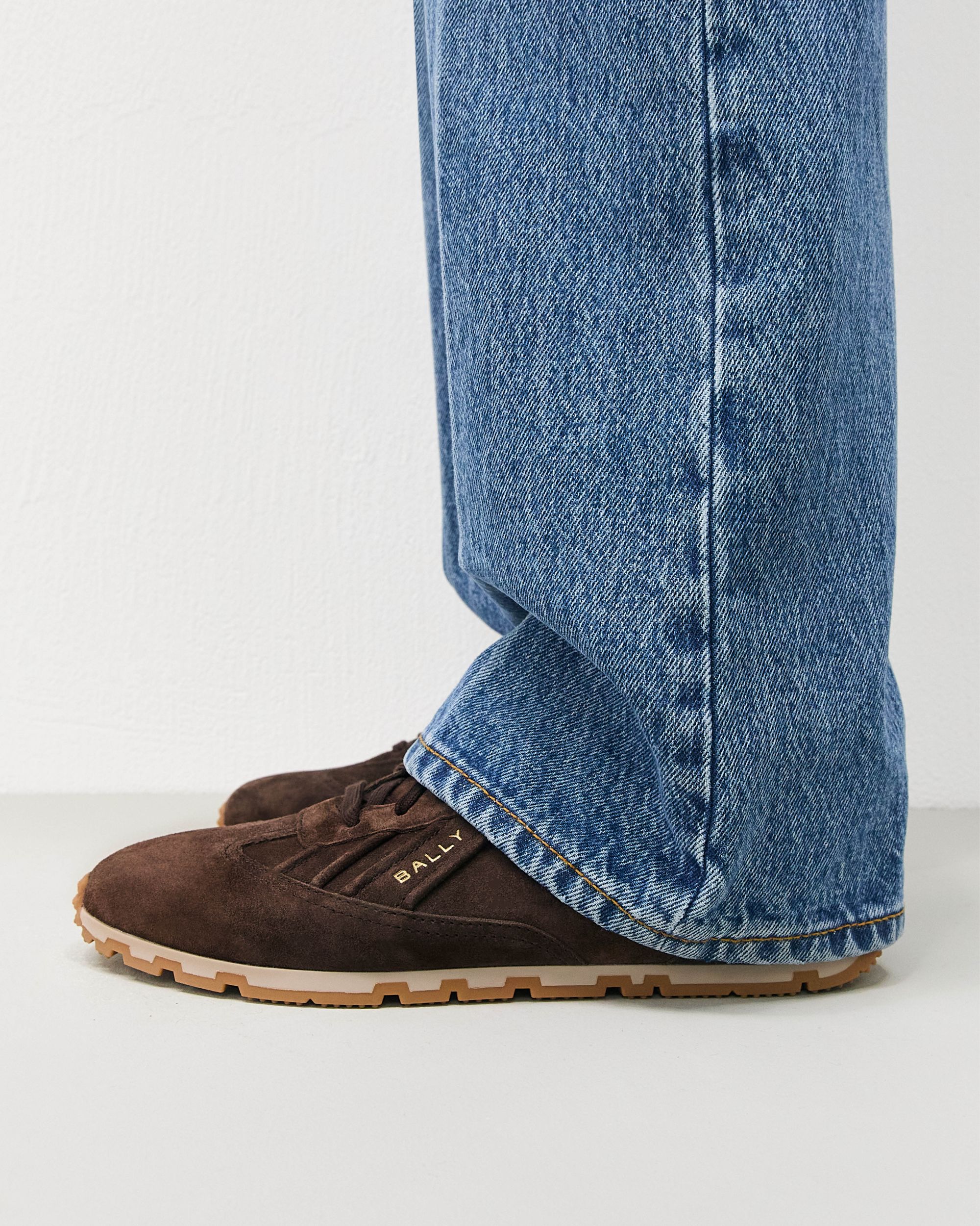 Quarry Sneaker in Ebano Suede - Image 6