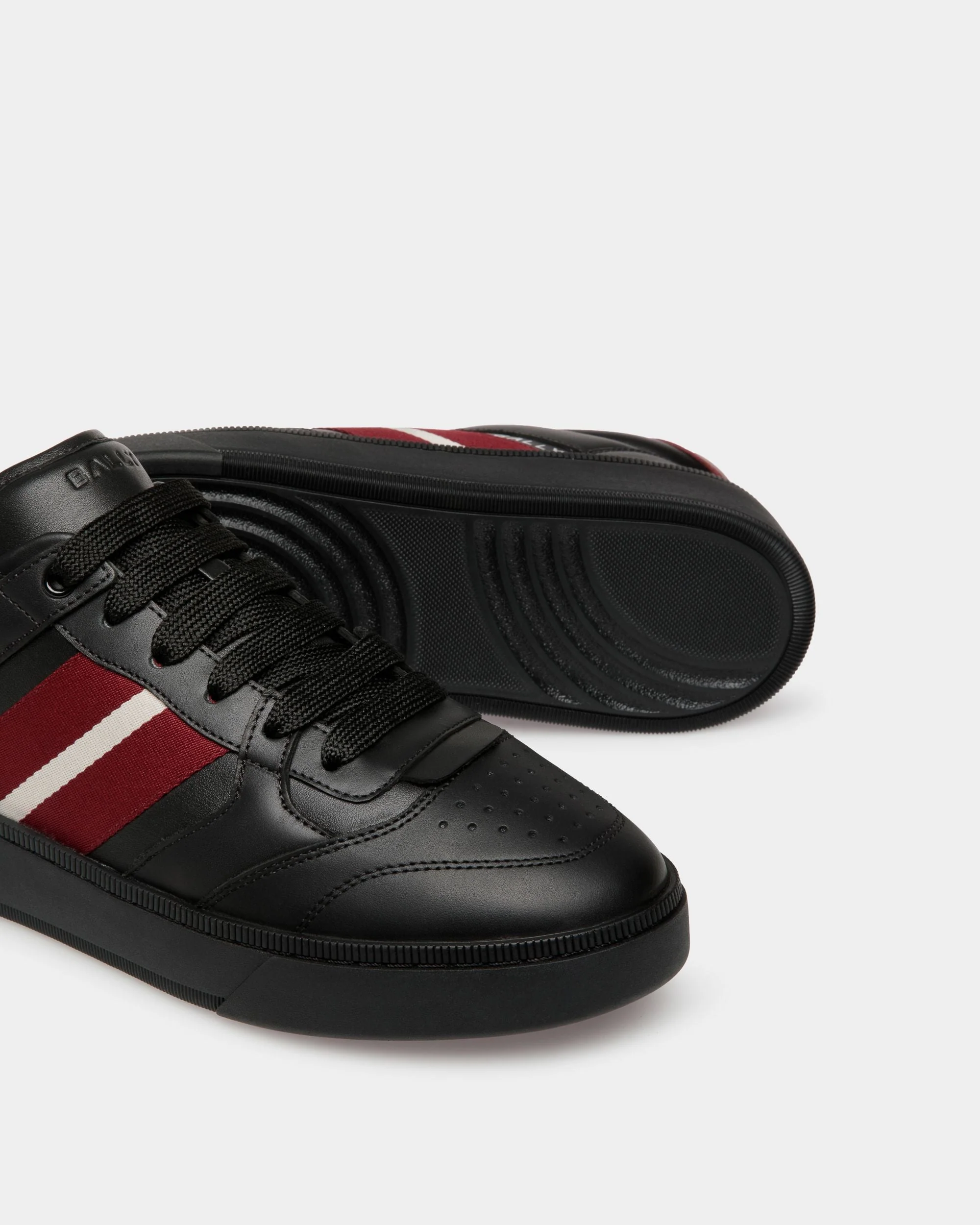 Raise Sneaker In Black Leather - Image 5