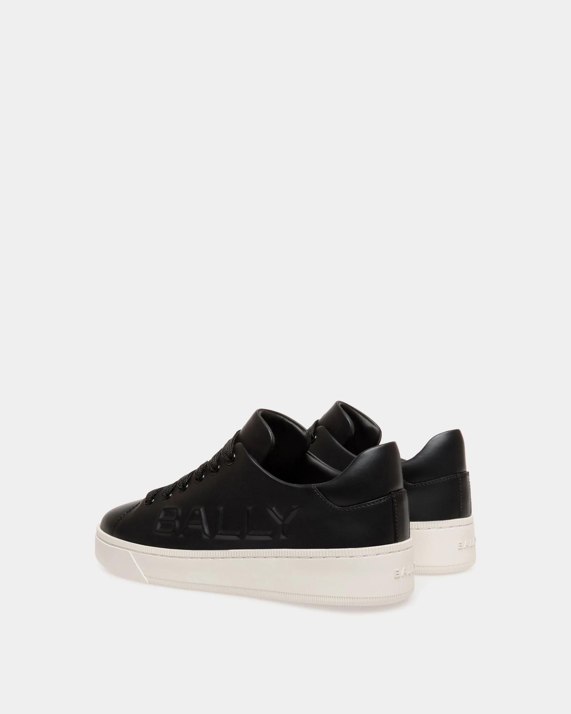 Raise Sneaker in Black Leather - Image 3