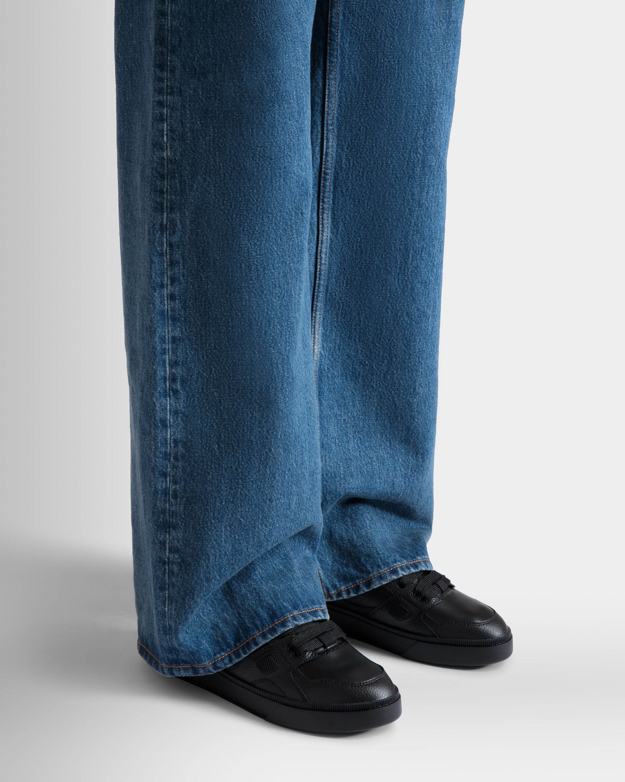Raise Sneaker in Black Leather - Image 2