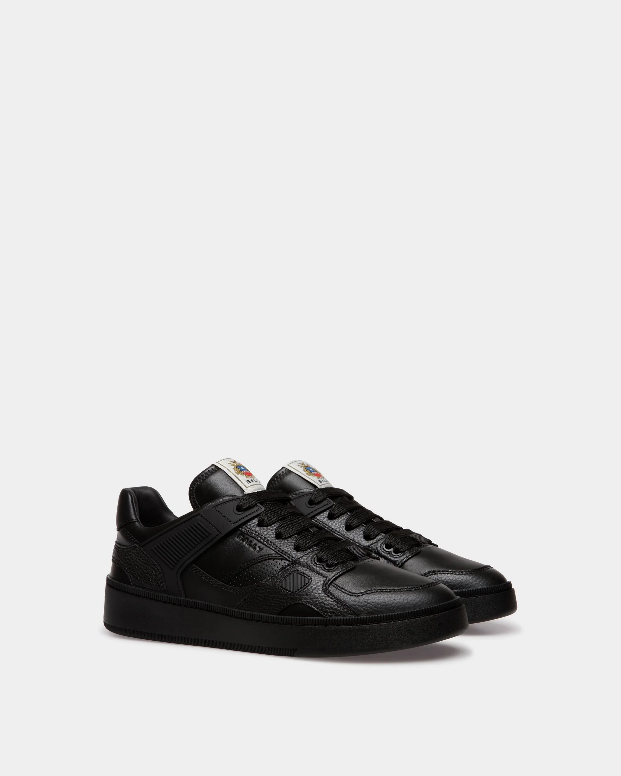 Raise Sneaker in Black Leather - Image 3