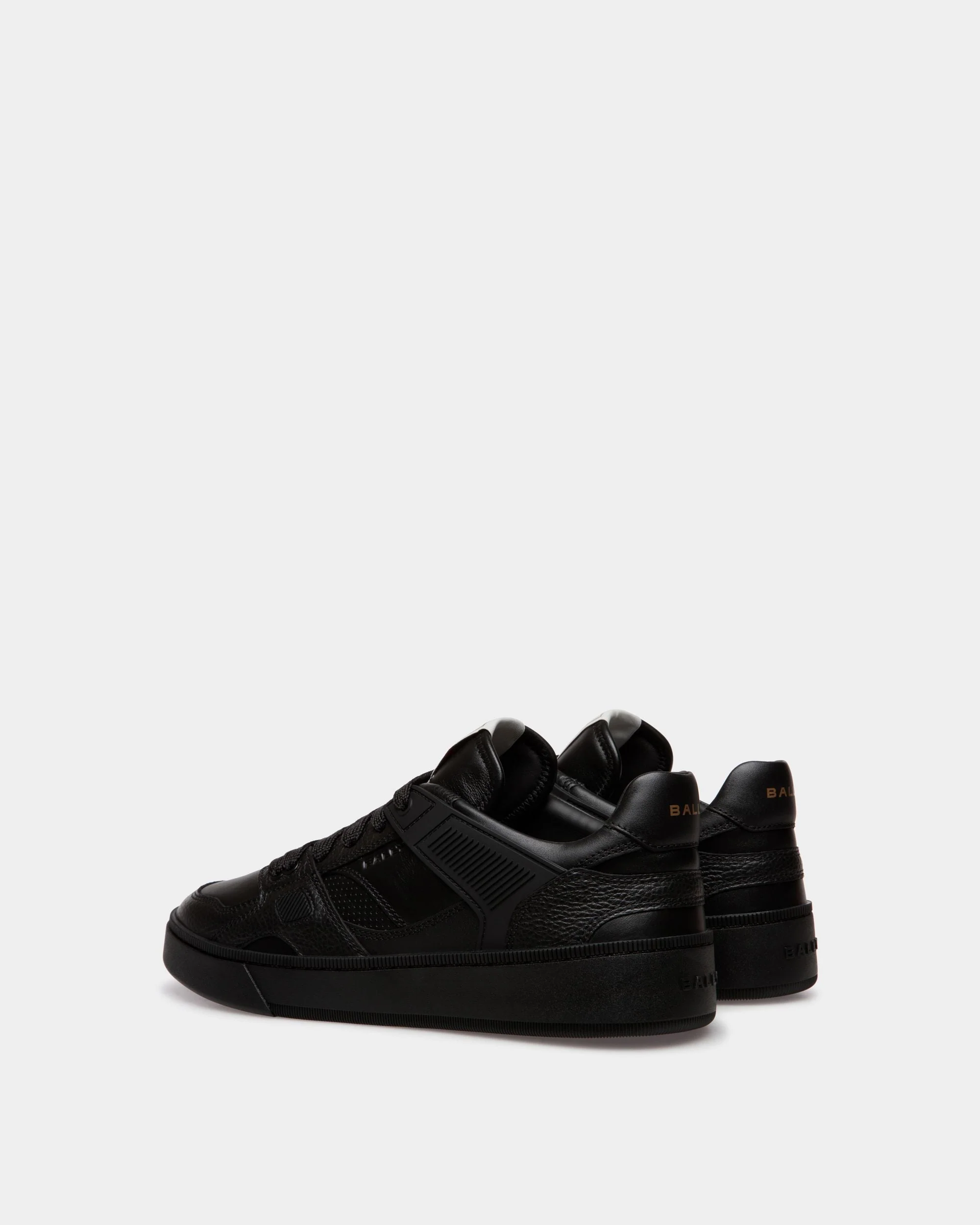 Raise Sneaker in Black Leather - Image 4