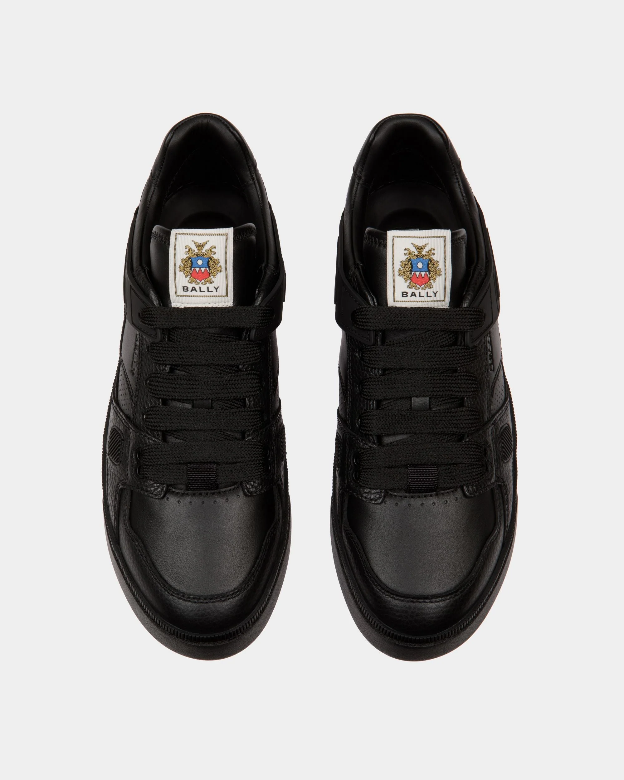 Raise Sneaker in Black Leather - Image 5