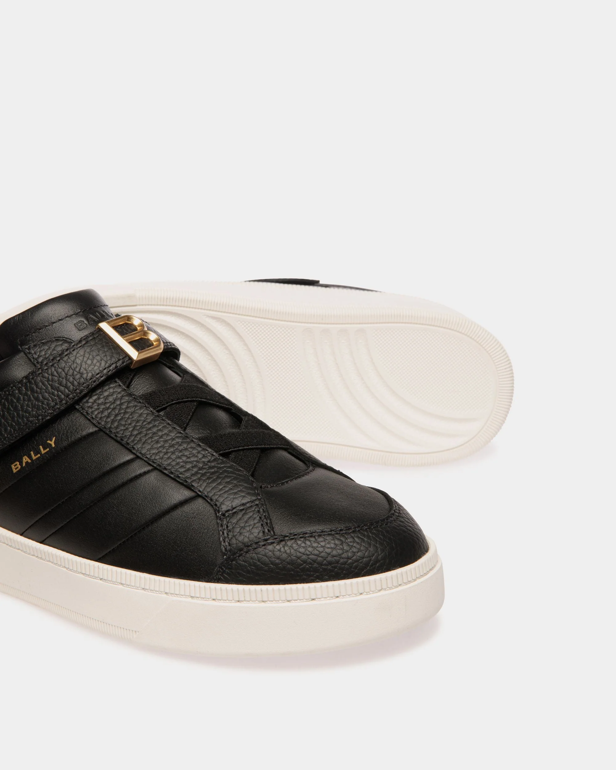 Raise Sneaker In Black Leather - Image 4